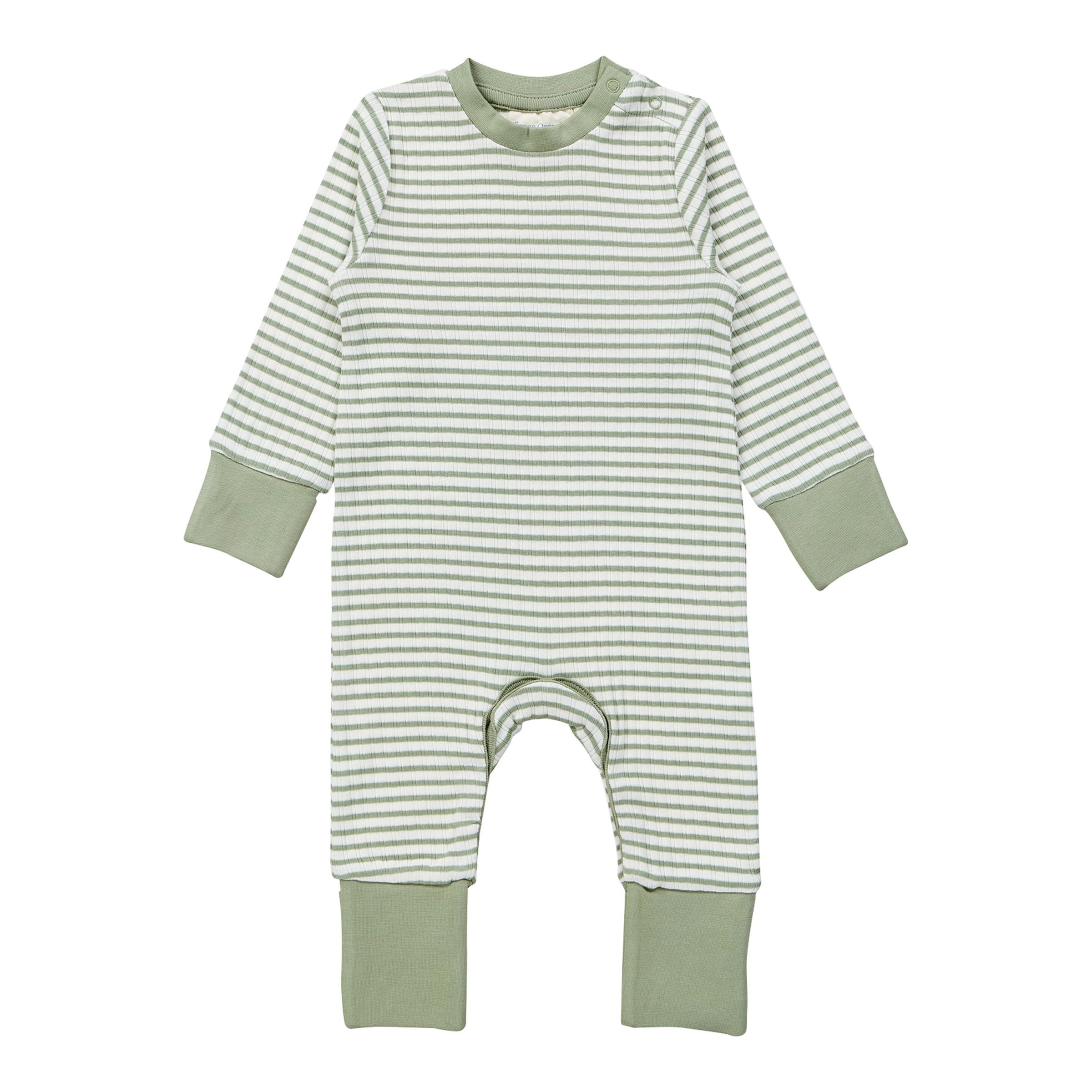 Overall mit Klappfuß Ringel Rippqualität