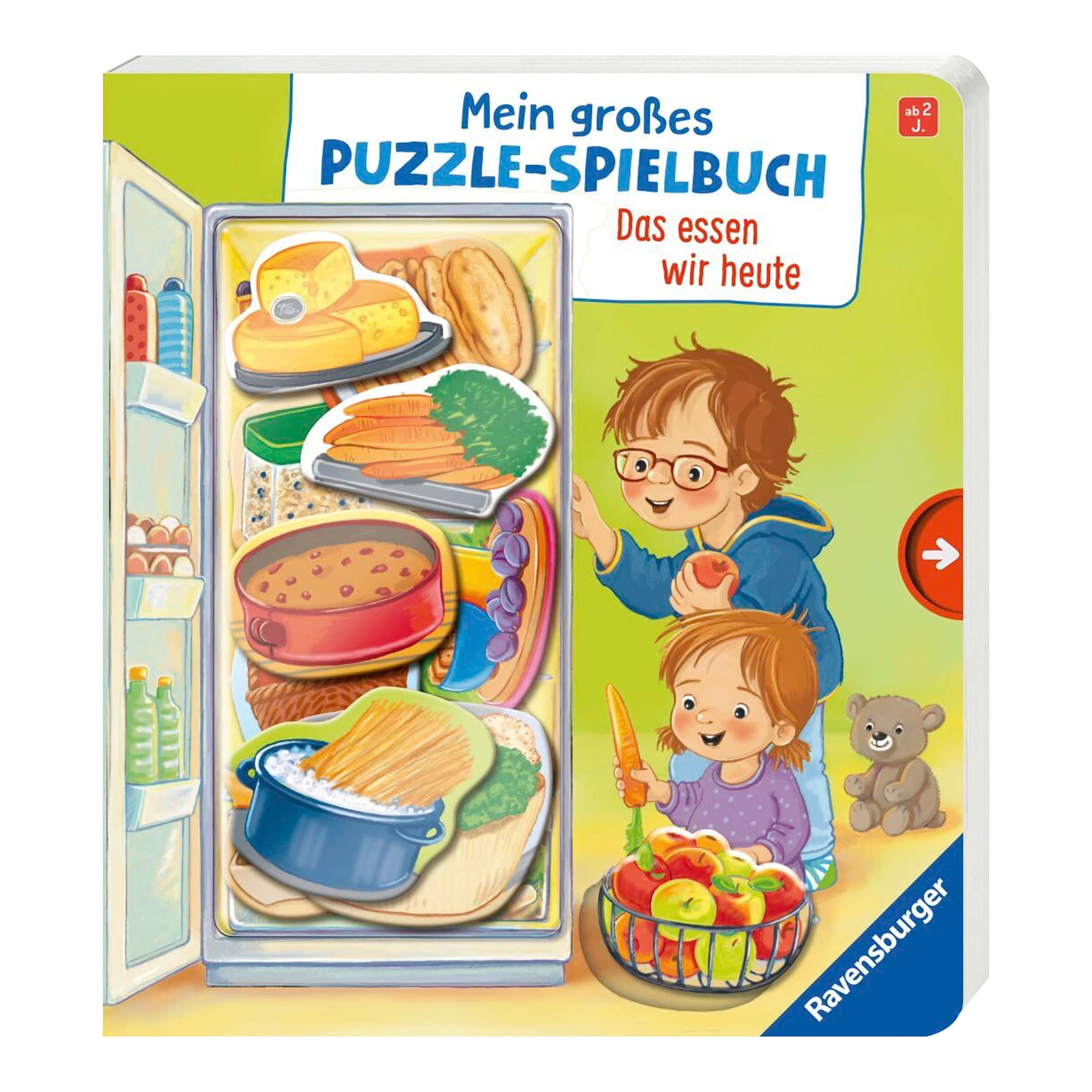 Mein großes Puzzle-Spielbuch Das essen wir heute