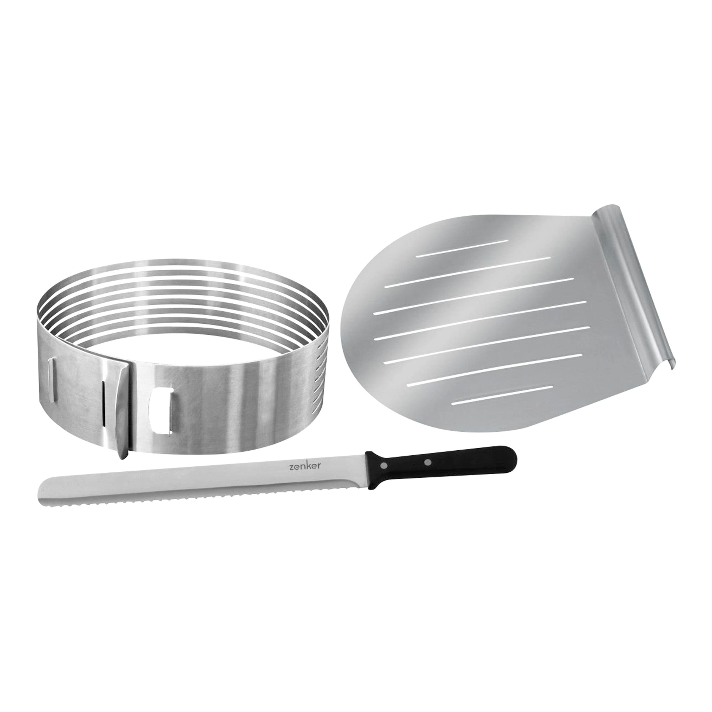 Tortenboden-SchneiDehilfe-Set, 3-teilig