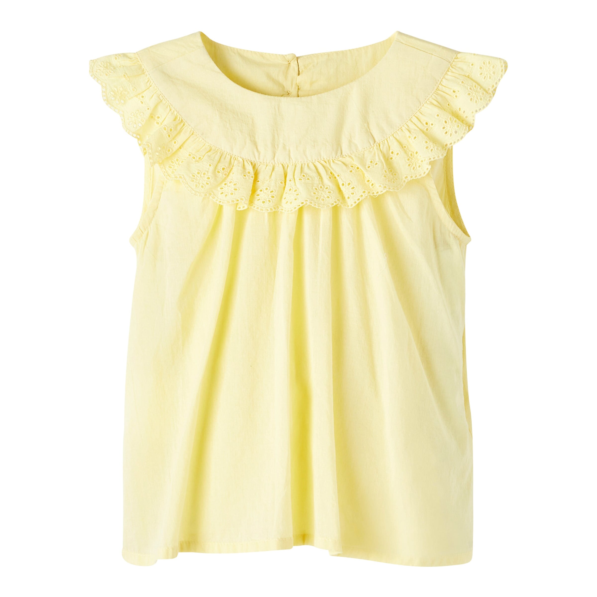 T-Shirt mit Rüschenkragen