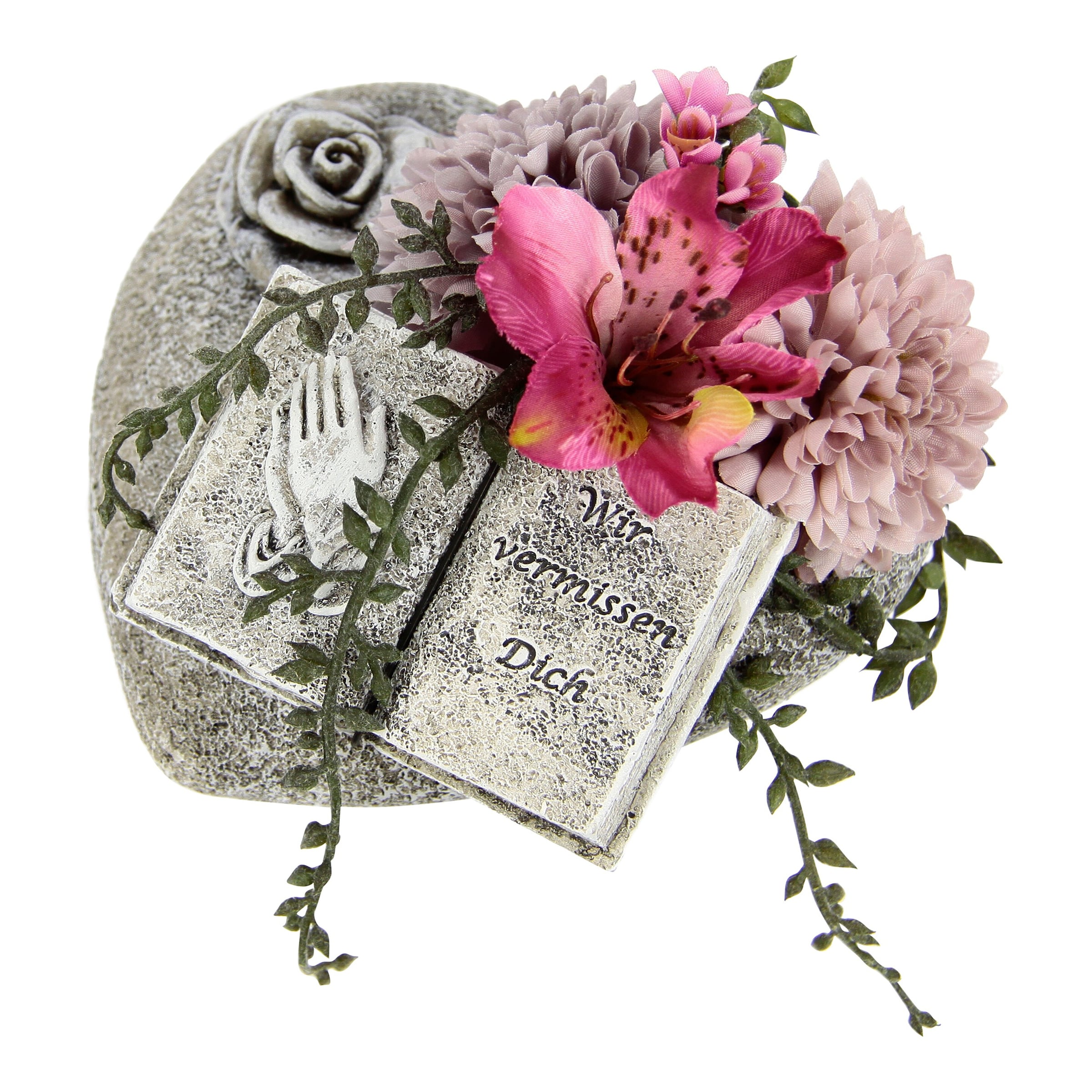 Grabschmuck 'Dahlien-Buch'