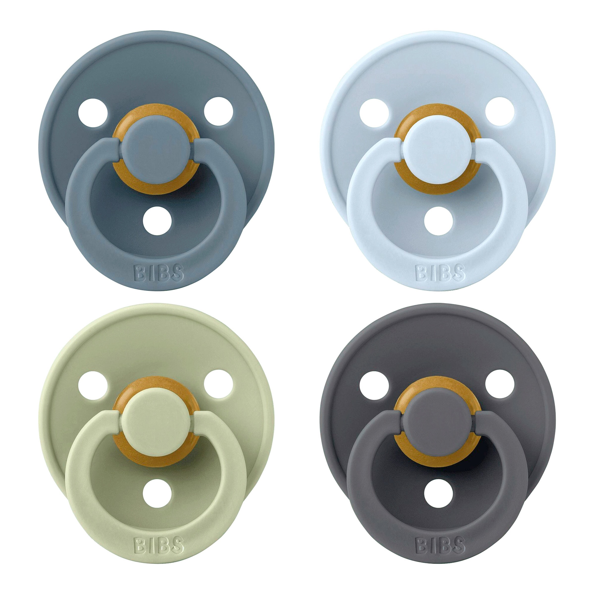 4er-Pack Colour Schnuller Latex, 0-6M