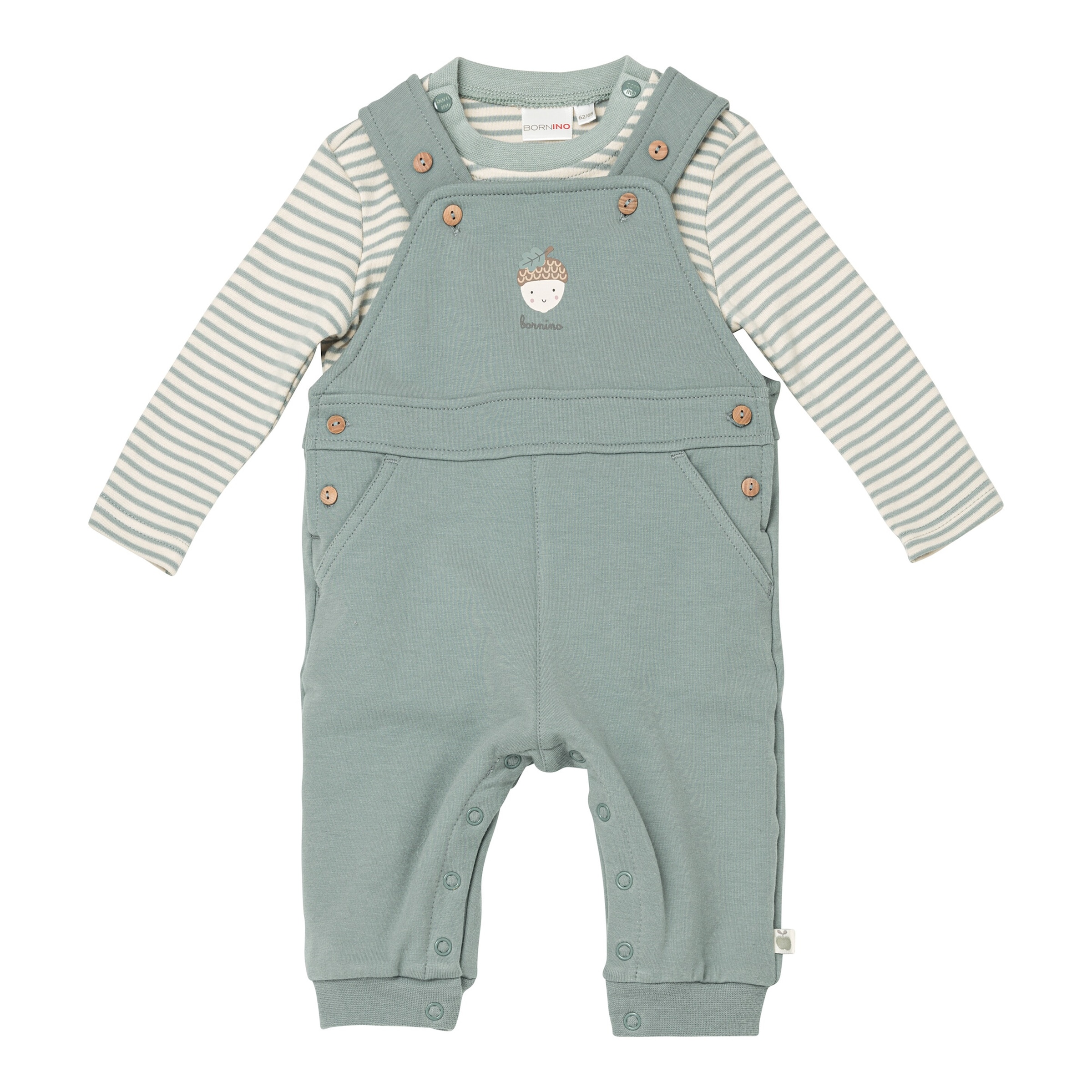 2-tlg Set Latzhose mit Shirt Eichel