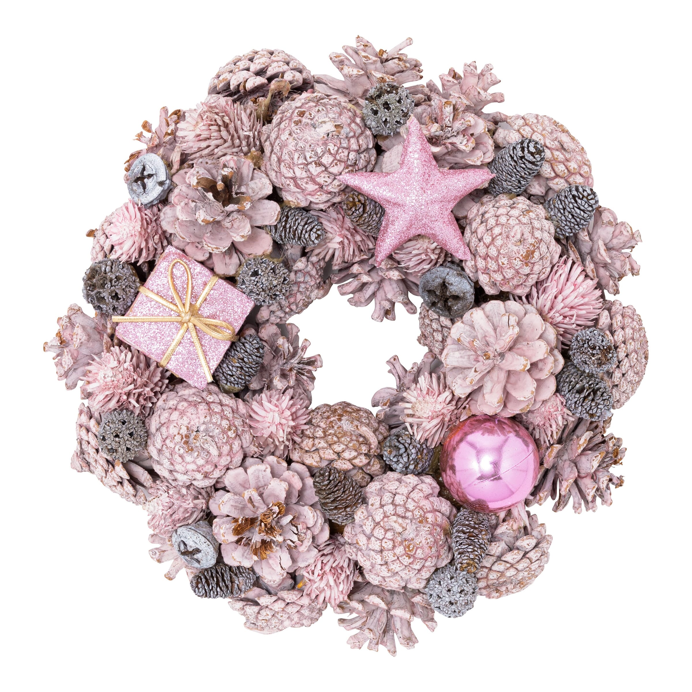 Kompakt-Dekokranz „Rosa“