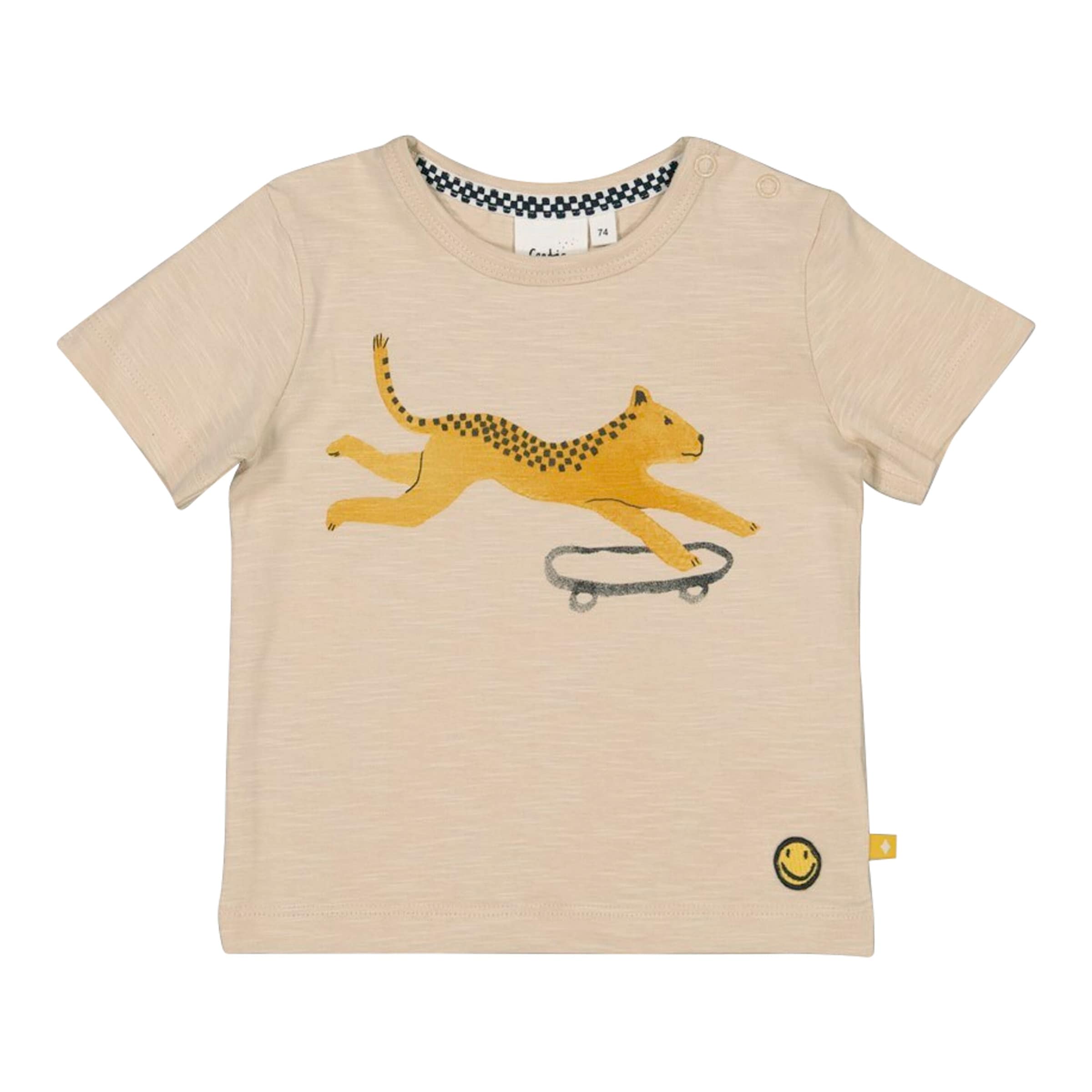 T-Shirt Leopard Skateboard