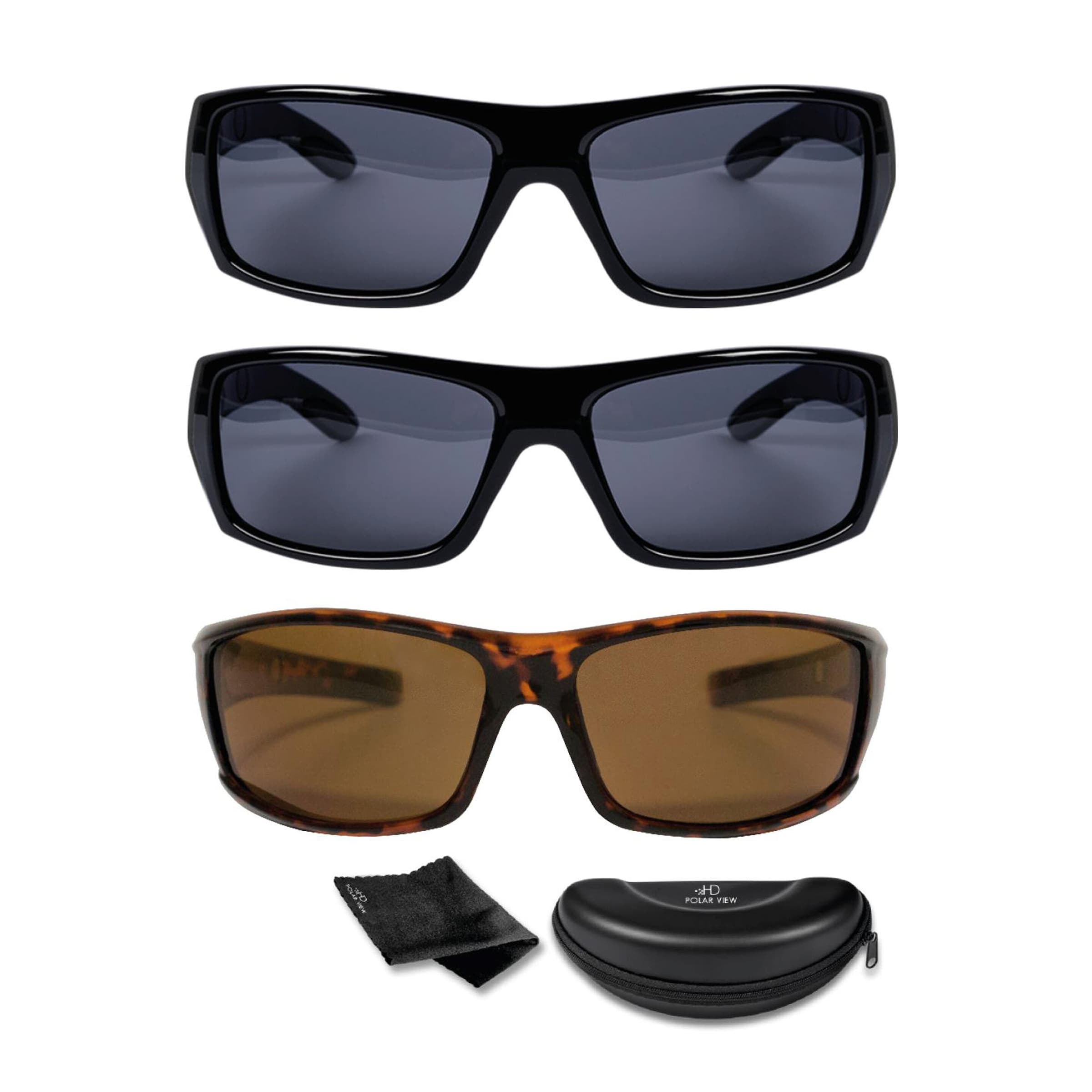 Polarisierte Sonnenbrille HD Polar View, 3 Stück