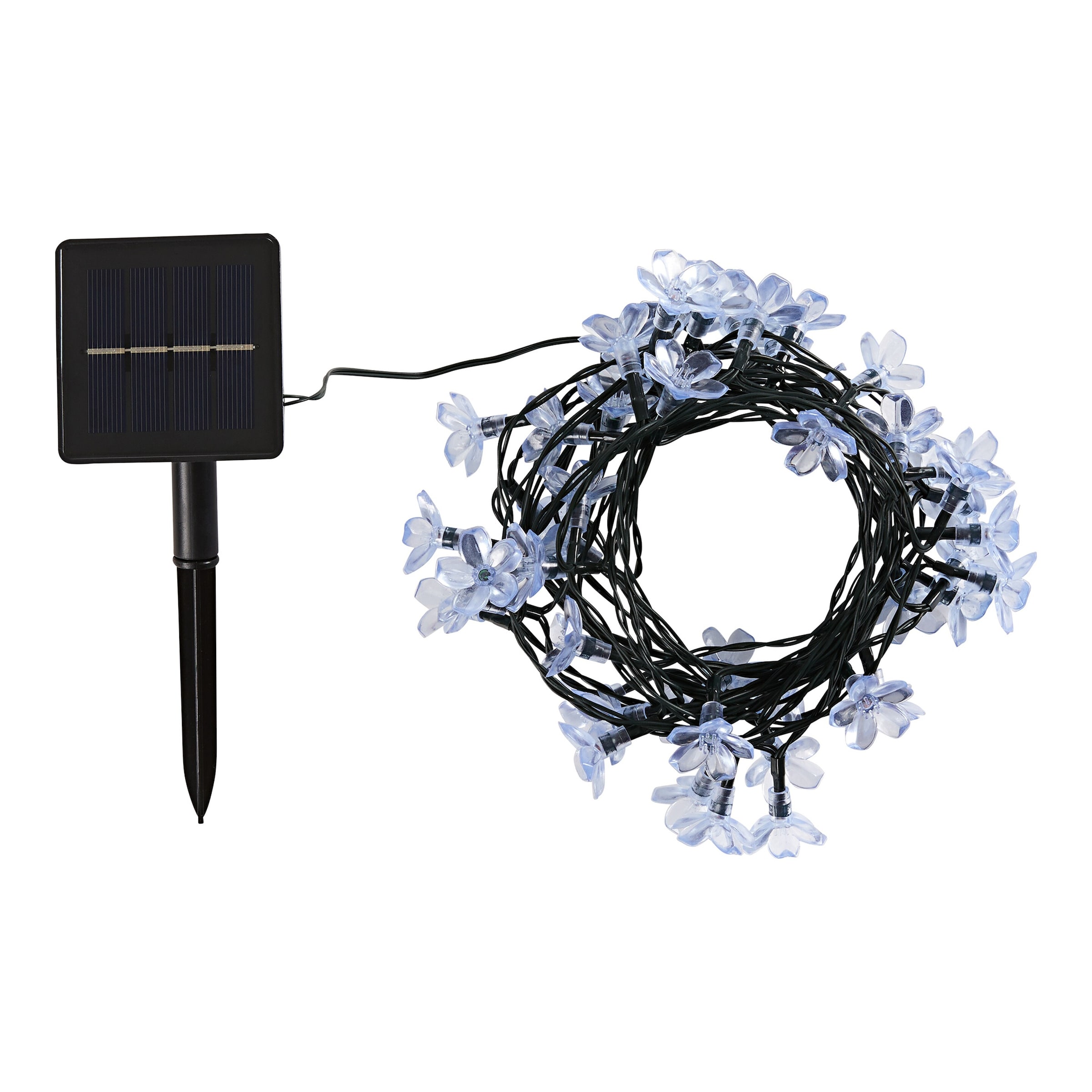 genialoSolar-Lichterkette 'Bunte Blüten'