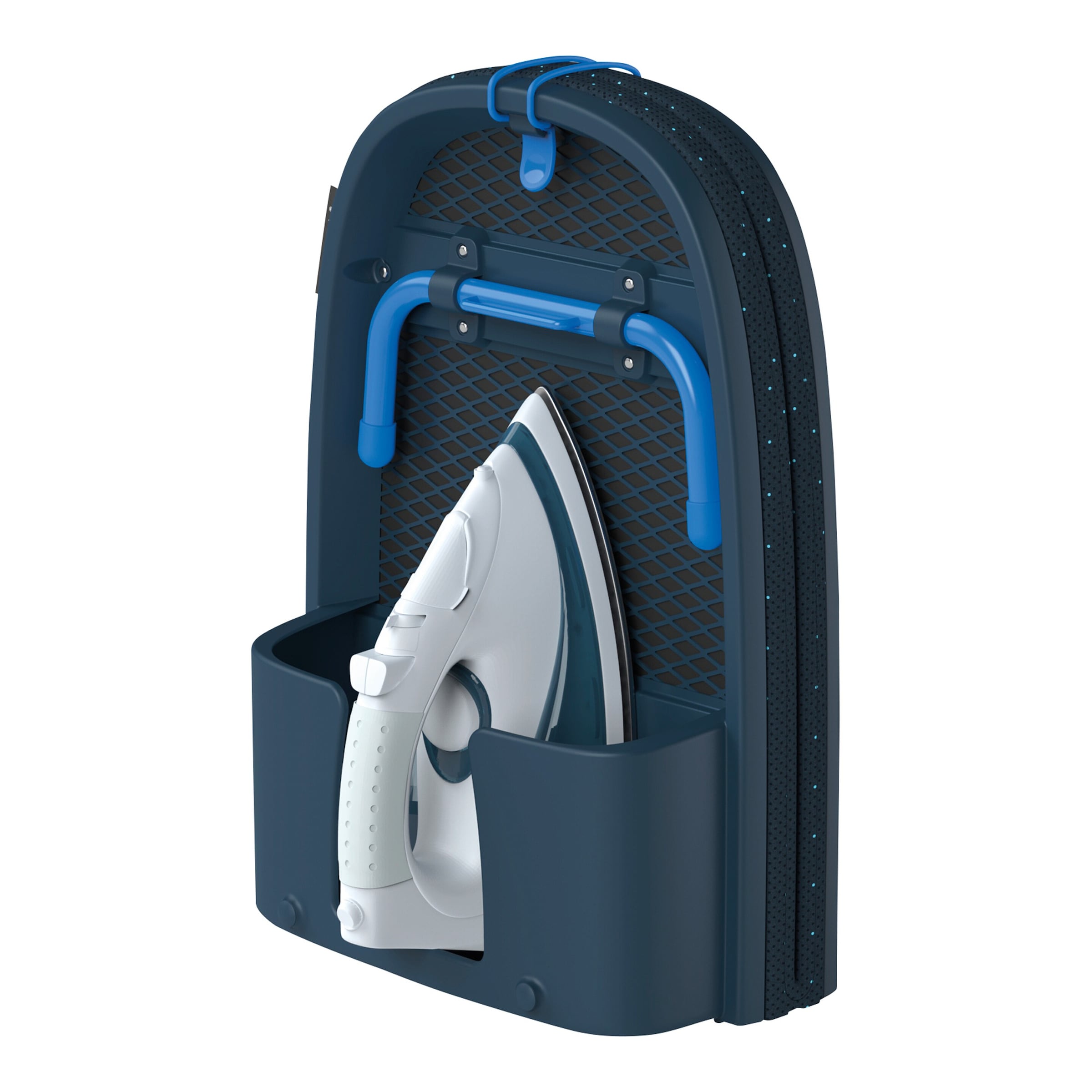 Tischbügelbrett Pocket Plus, faltbar, blau