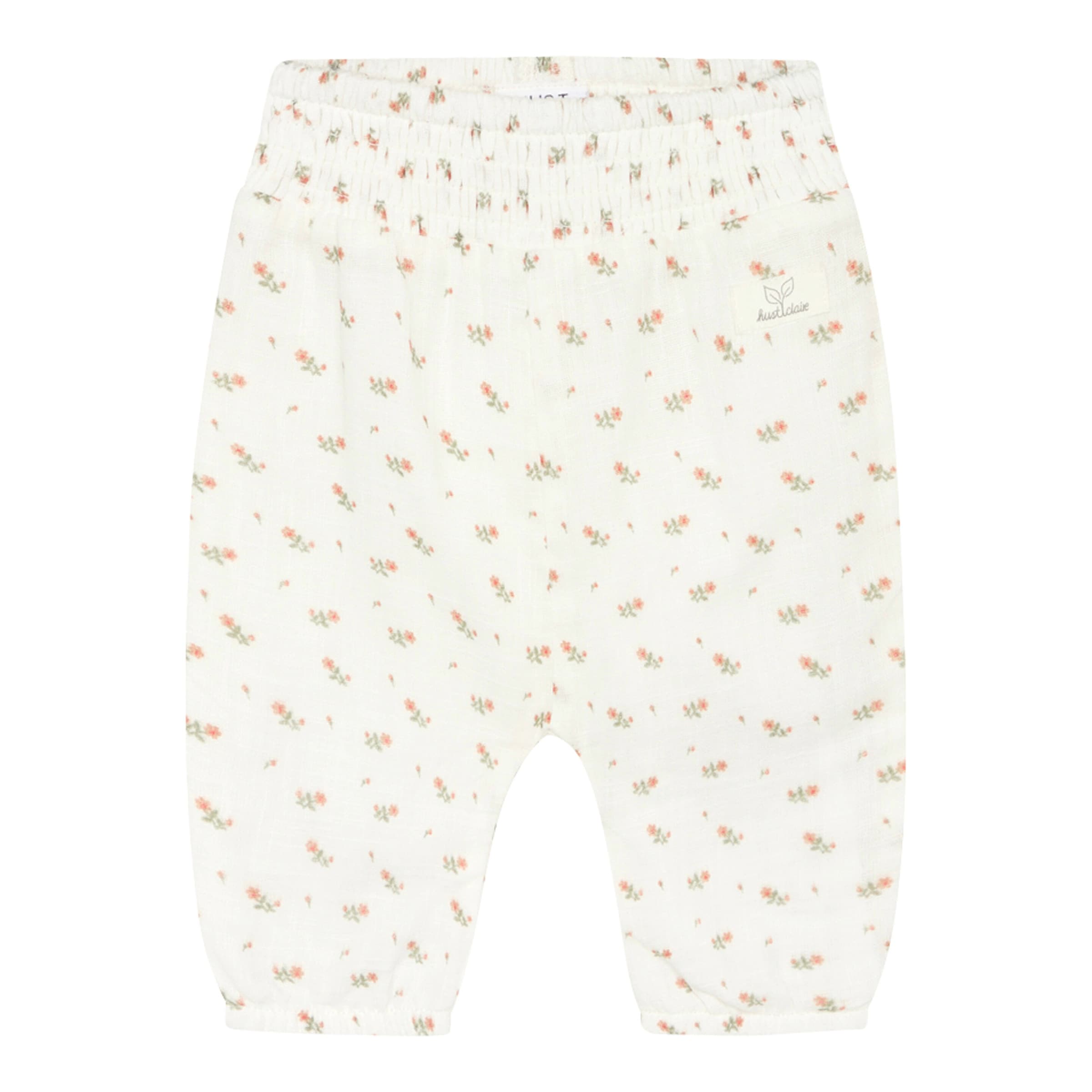 Jogginghose Blumen Leinenoptik