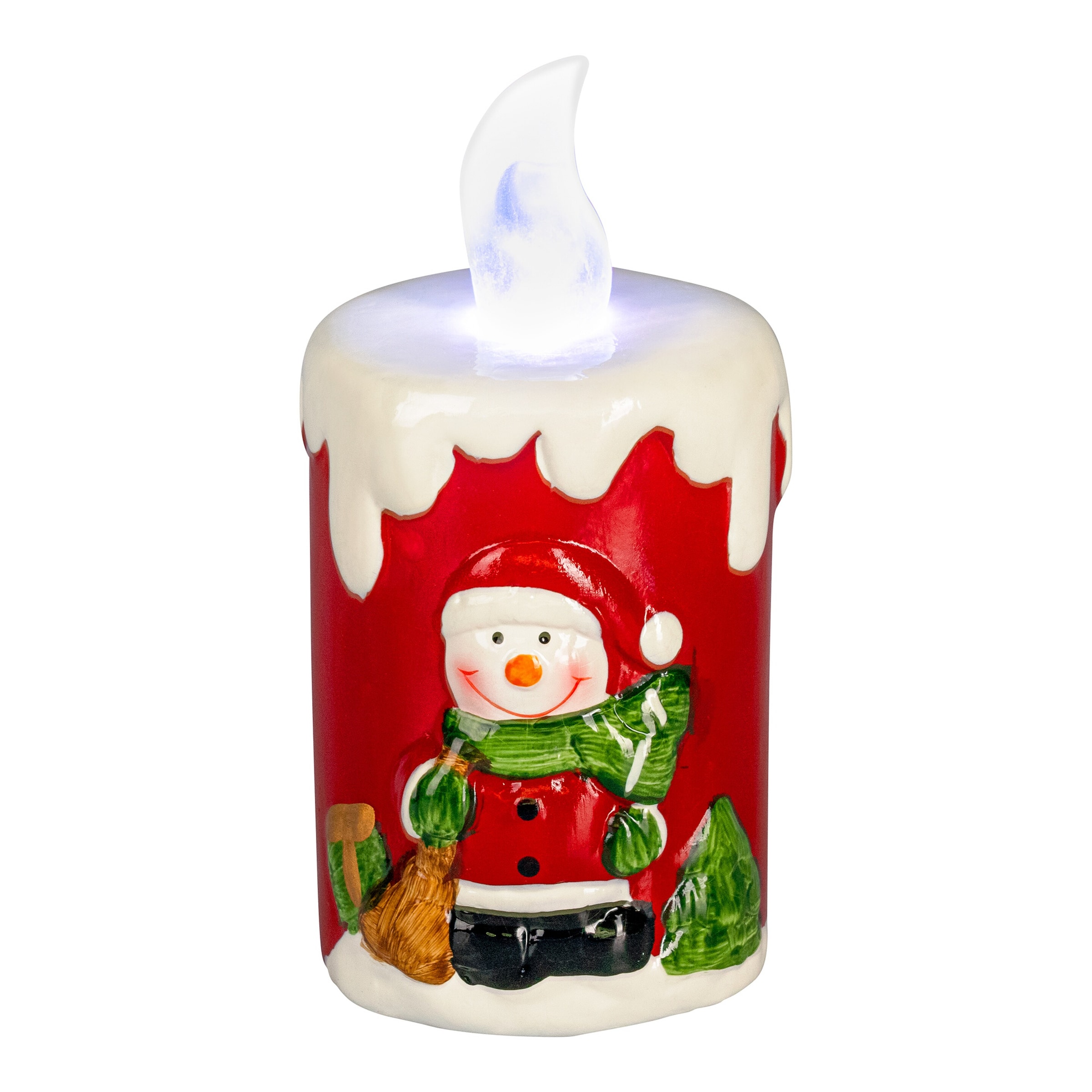 LED-Kerze + Gratis Batterien