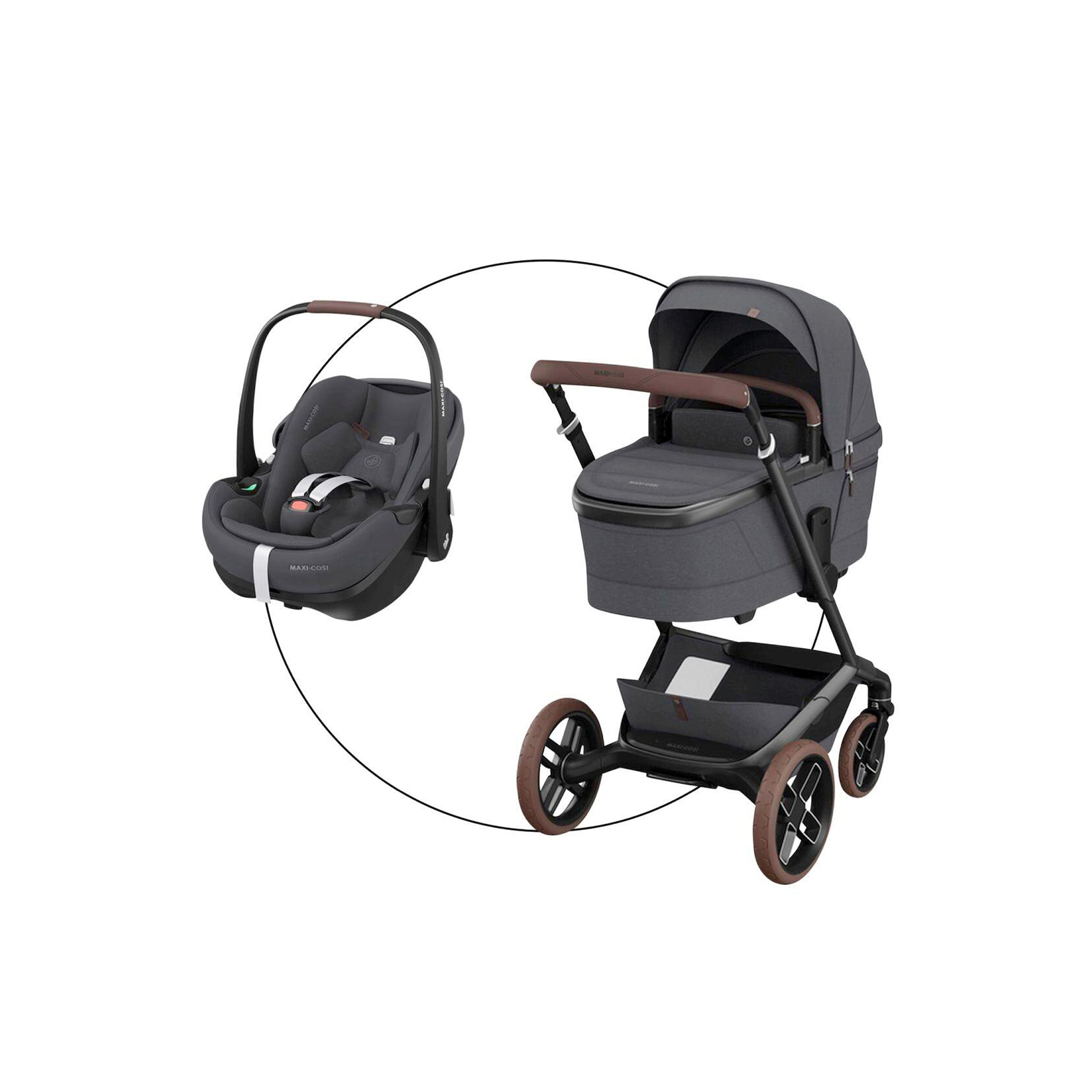 Kombikinderwagen Fame inkl. Babyschale Pebble 360 Pro 2