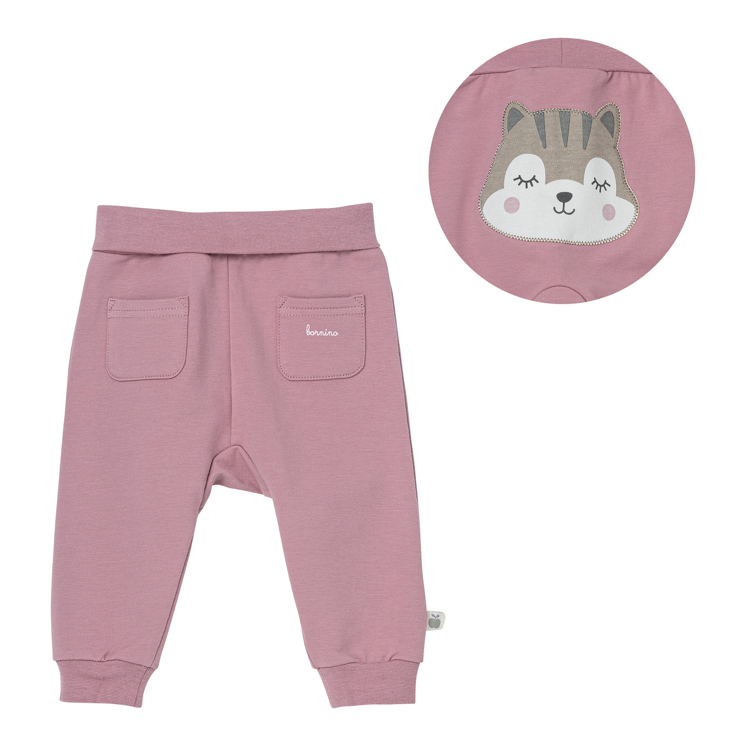 Jogginghose Po-Applikation Eichhörnchen