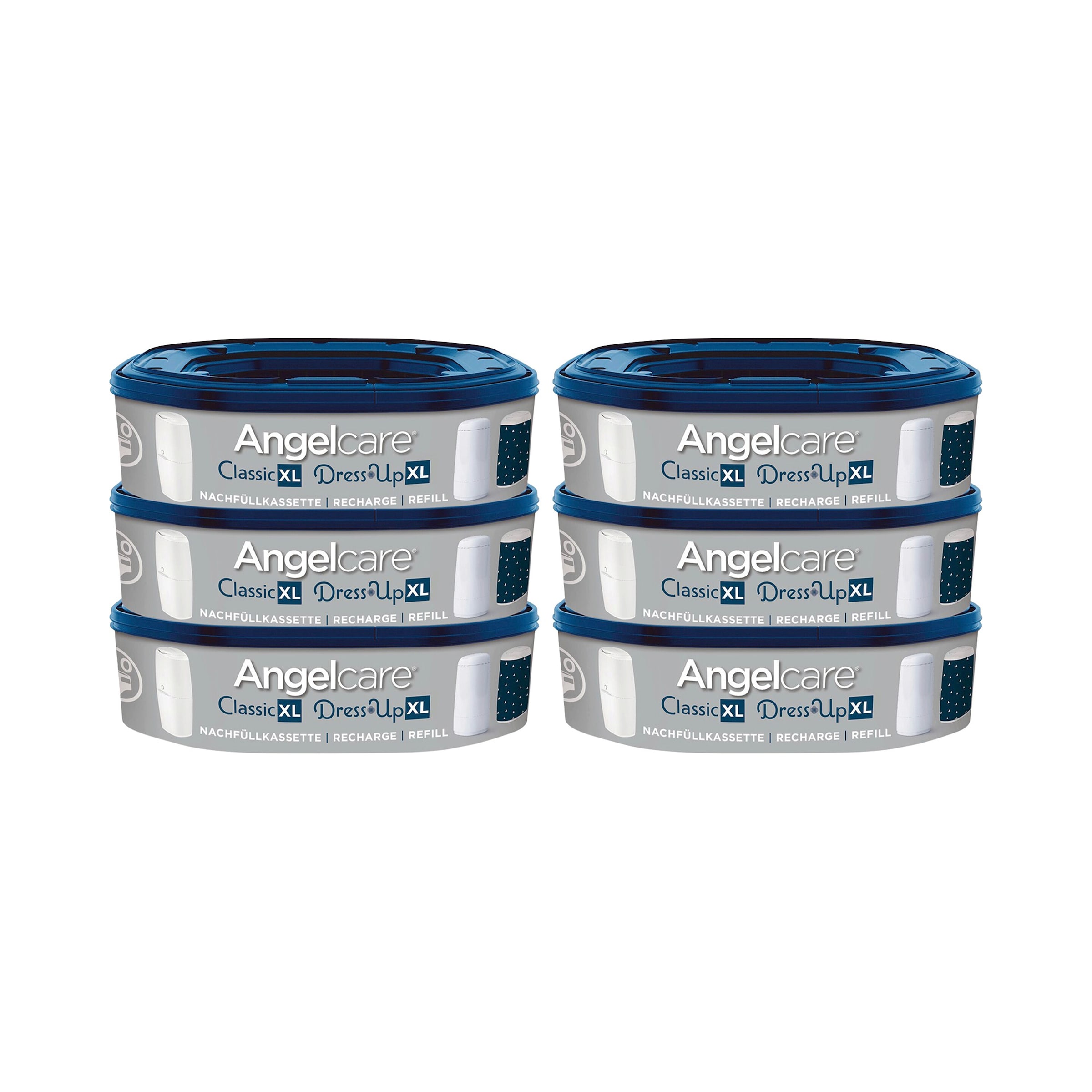 6er-Pack Nachfüllkassette für Windeleimer Dress-Up, Dress-Up XL und Classic XL