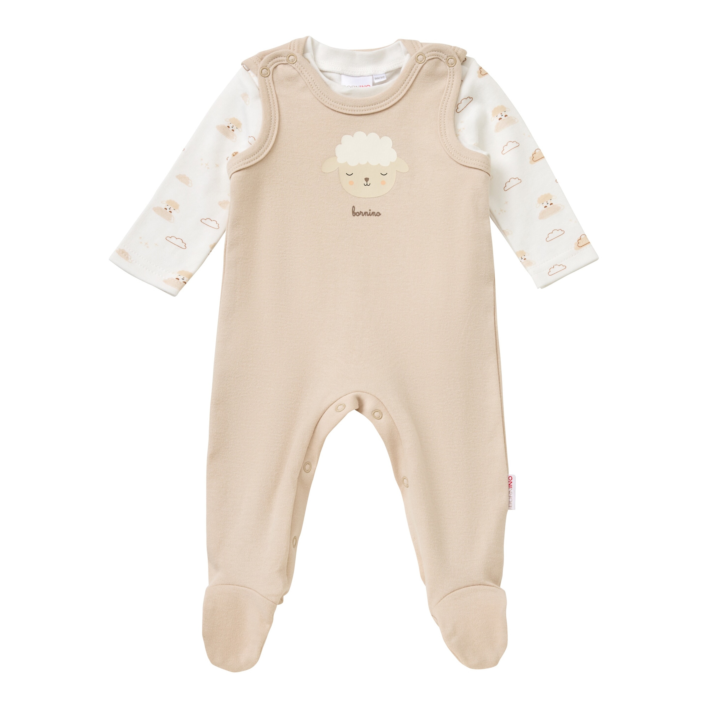 Strampler-Set 2-tlg. mit Shirt Schaf Wolken