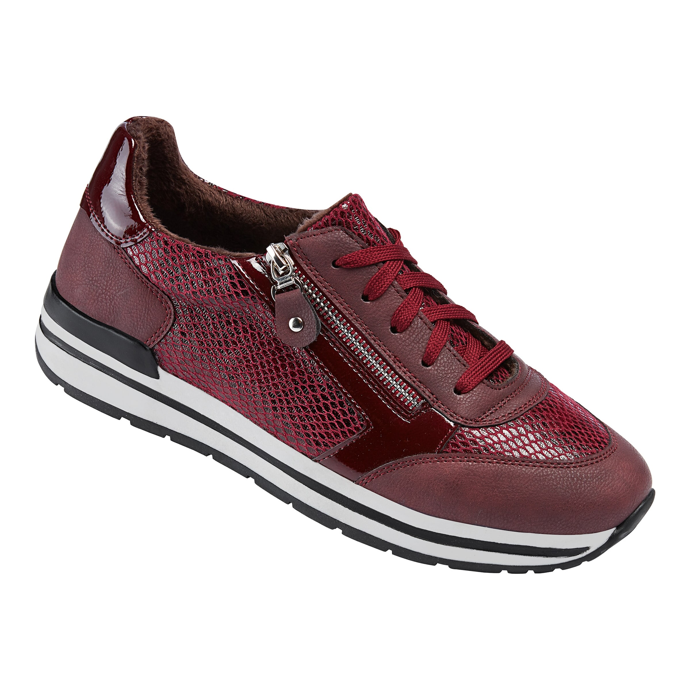 Komfort-Sneaker 'Maren', Größe: 40, bordeaux