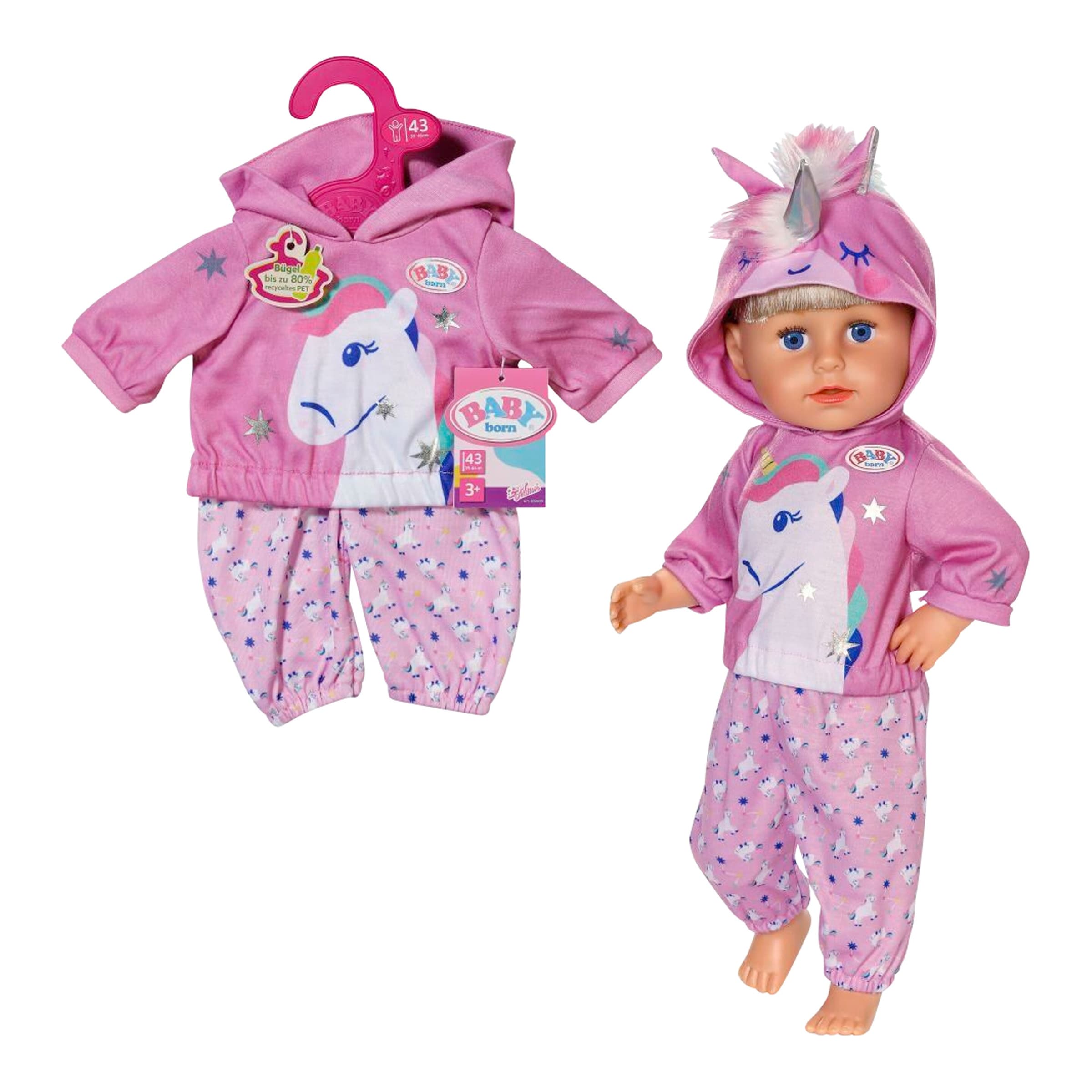 Puppen Outfit Einhorn 43 cm