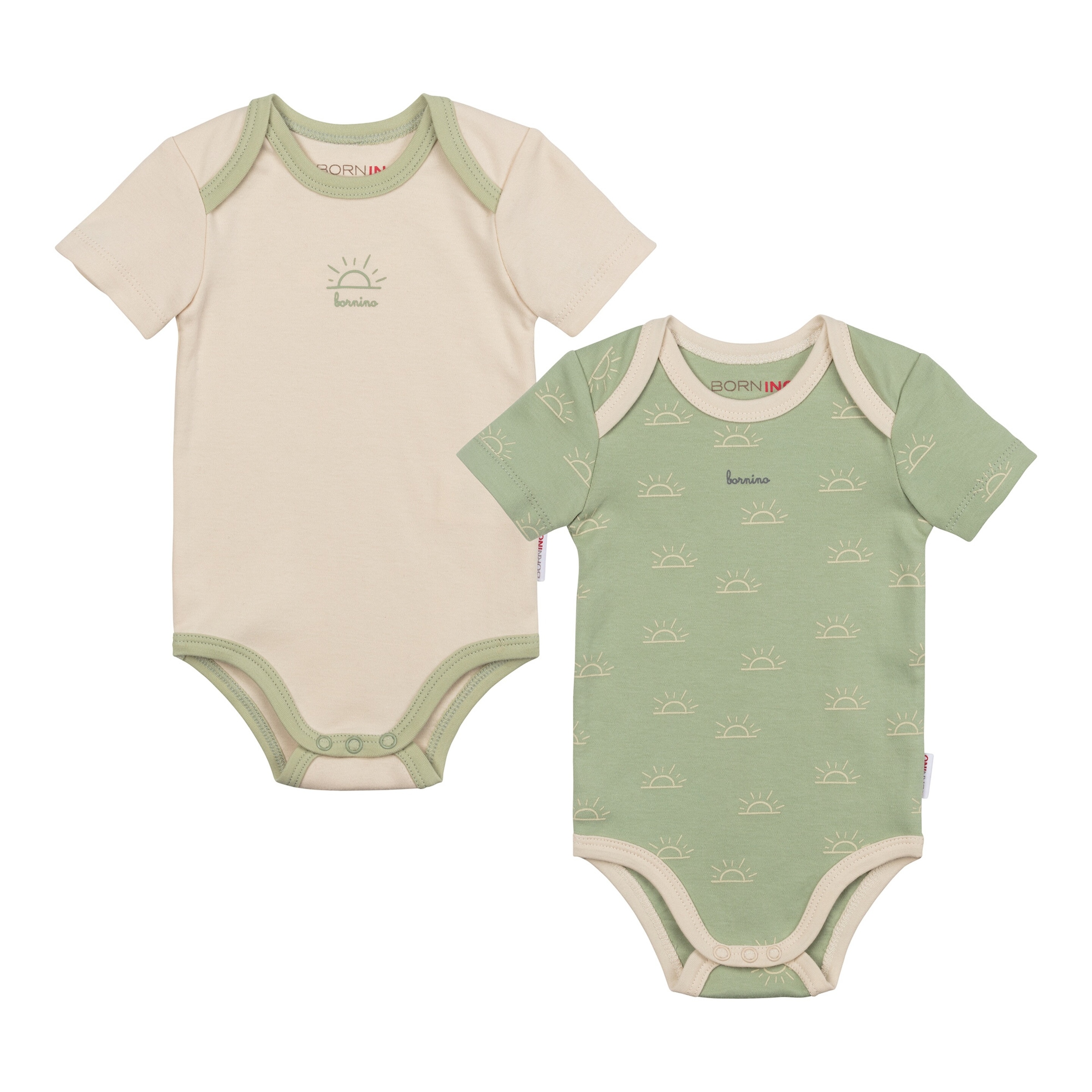 2er-Pack Bodys kurzarm Sonne