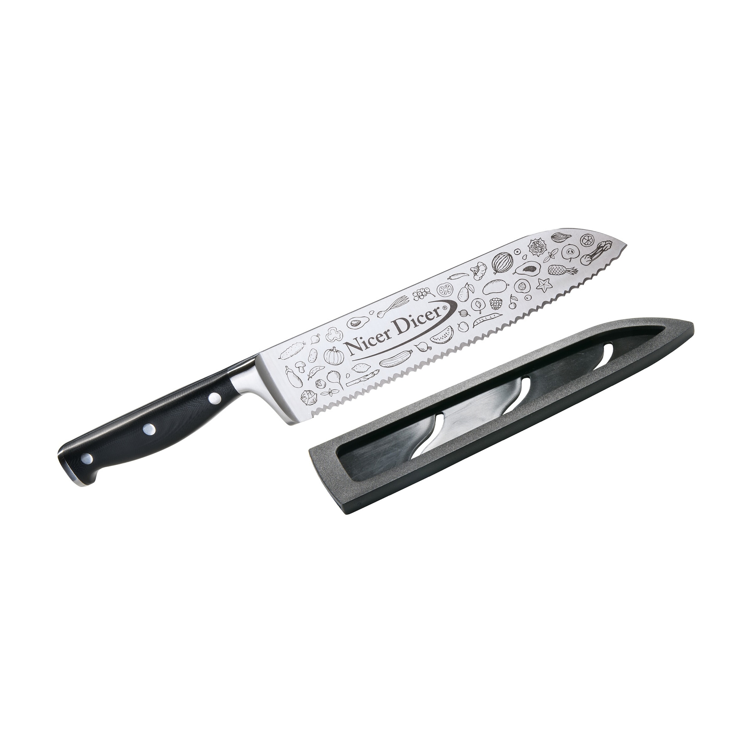 Santoku-Messer-Set, 2-teilig