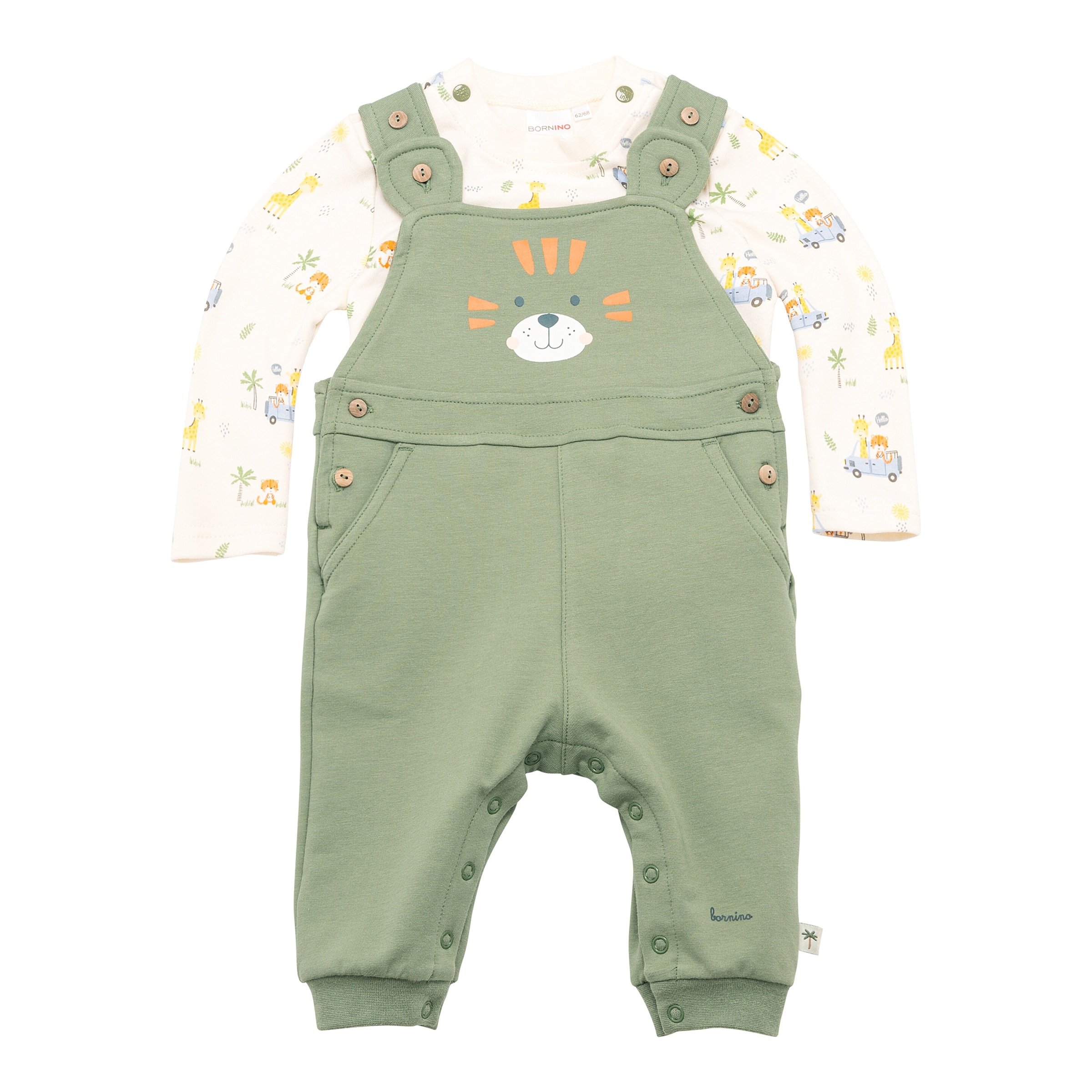 2-tlg. Set Latzhose mit Shirt Sunny Adventure