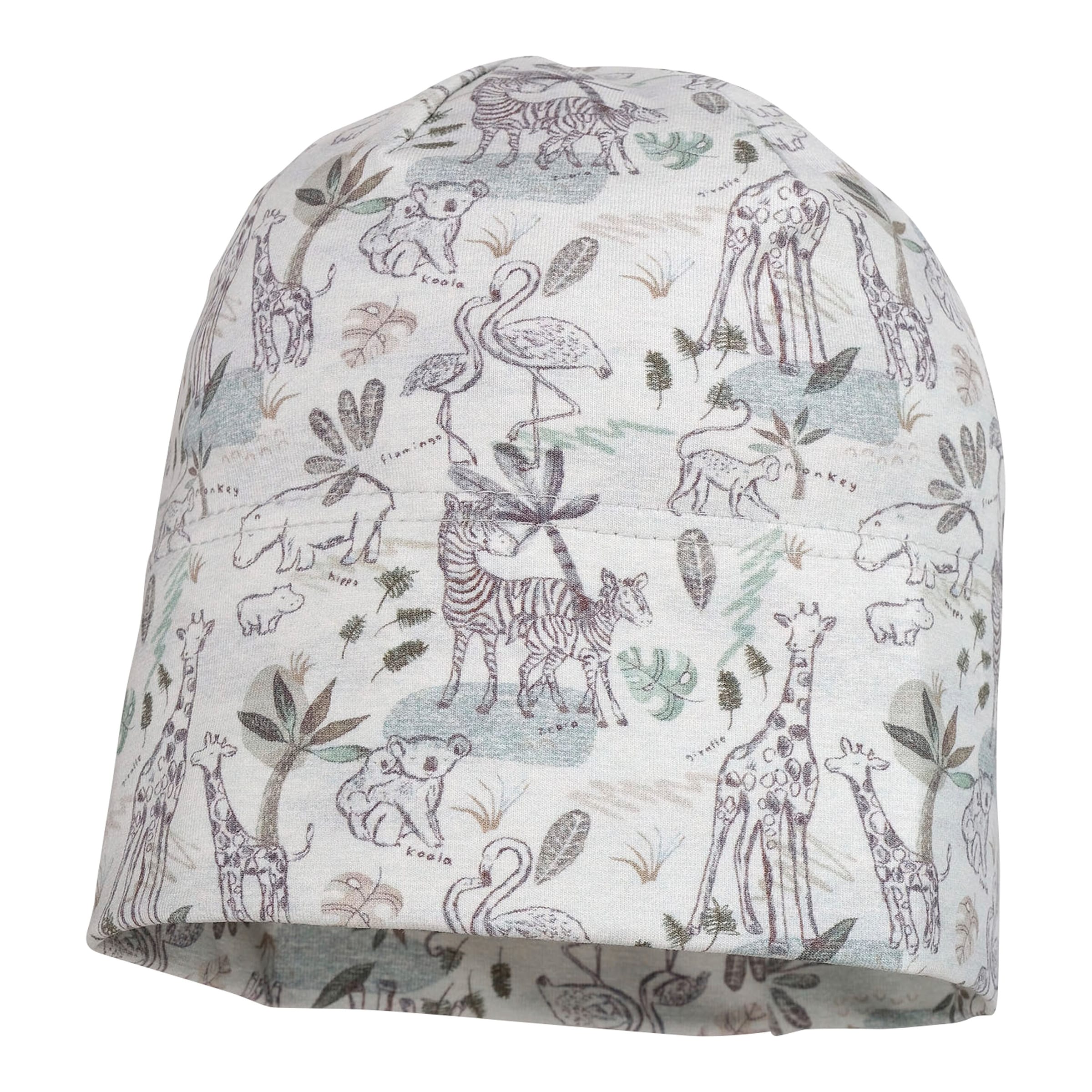 Beanie mit UV-Schutz Tiere Dschungel