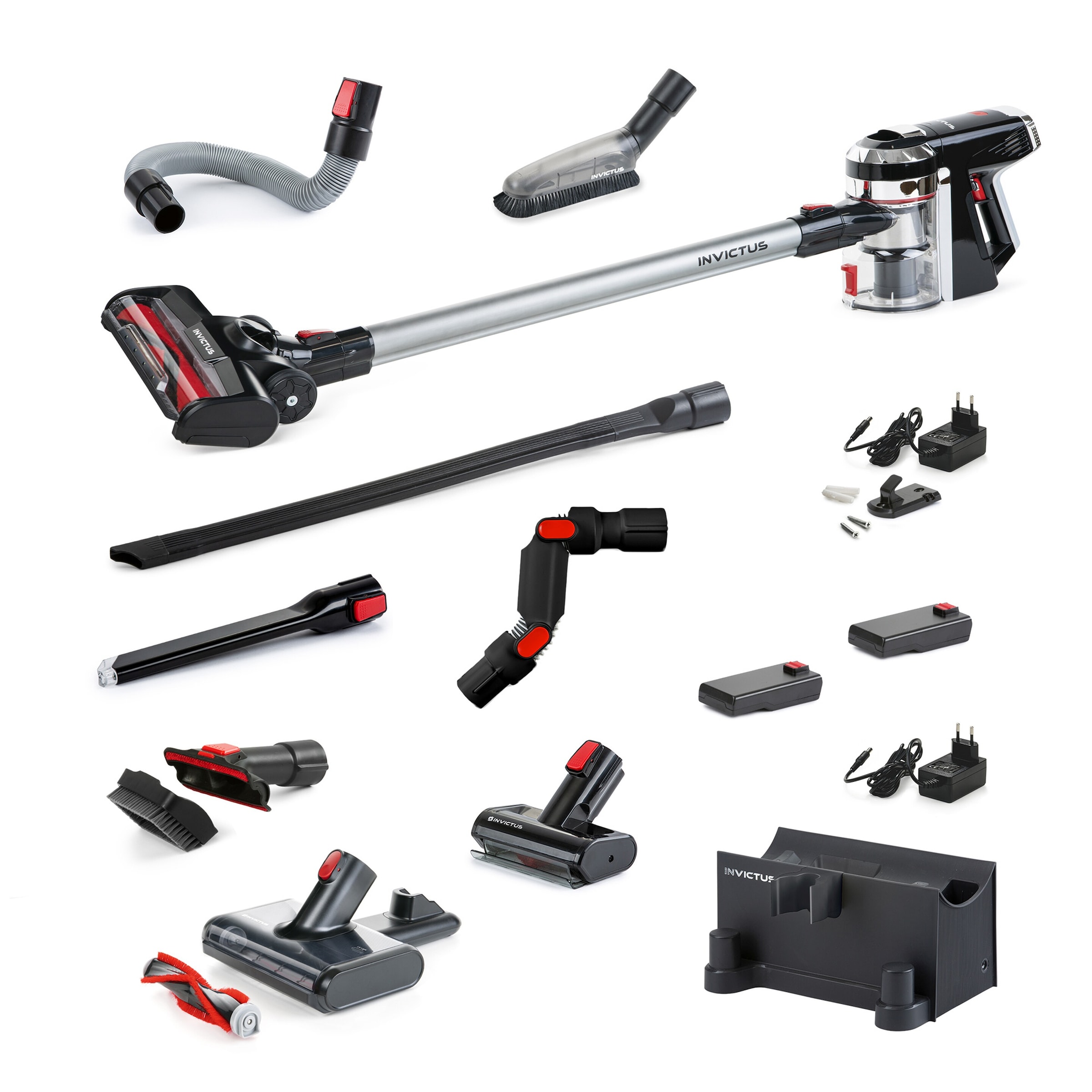 Akku-Staubsauger Invictus X9, 23 teilig