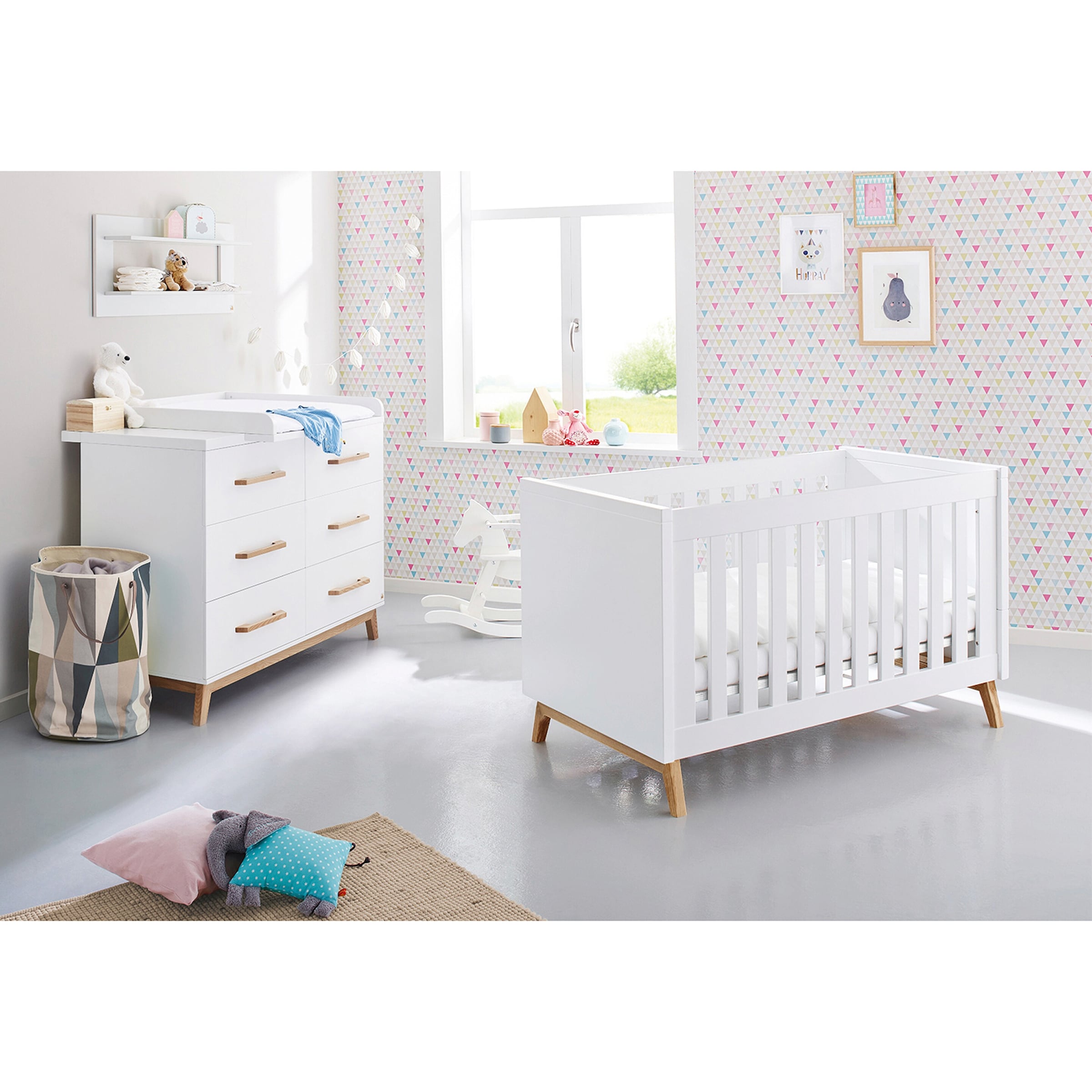 2-tlg. Babyzimmer Riva extrabreit