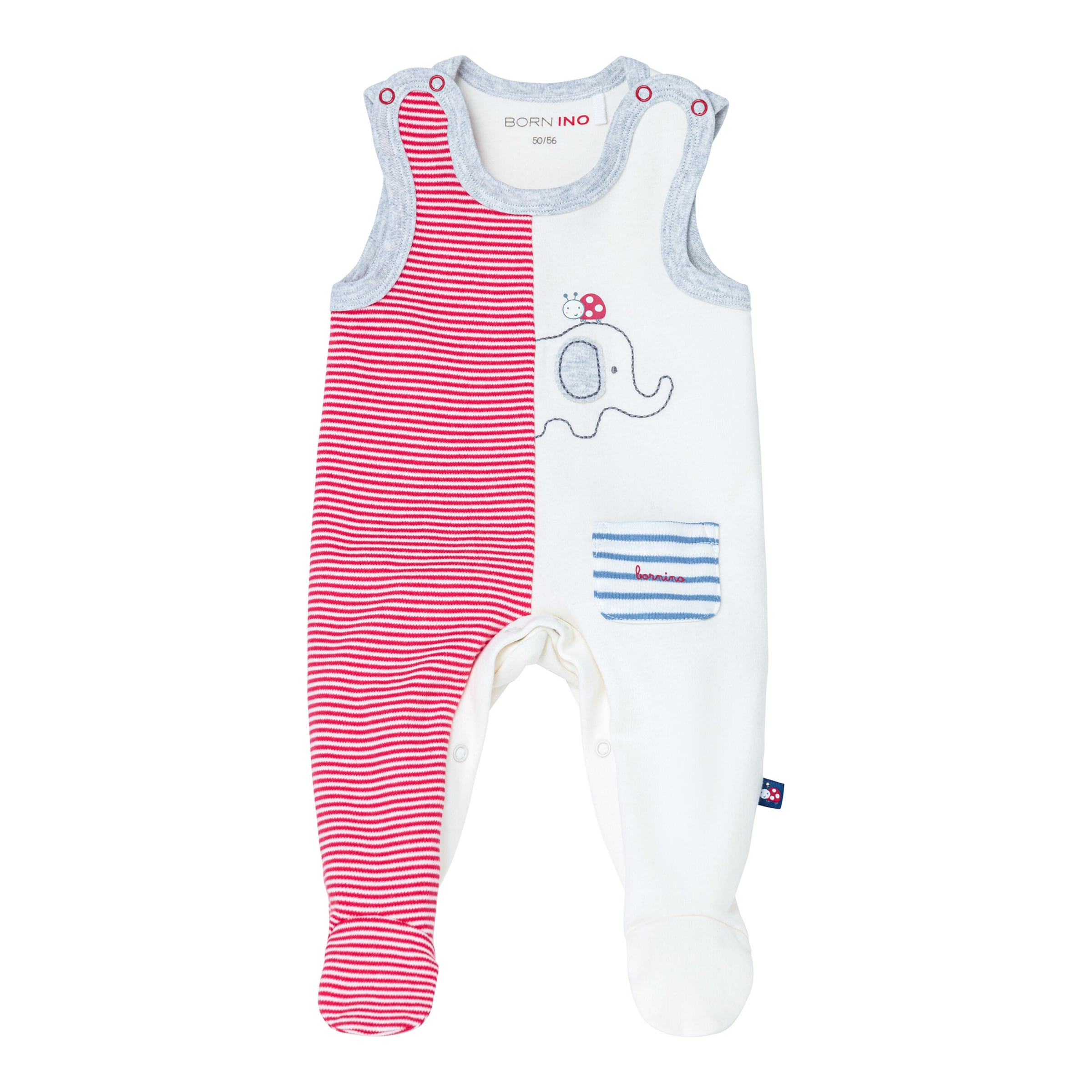 Strampler Elefant und Marienkäfer Ringel