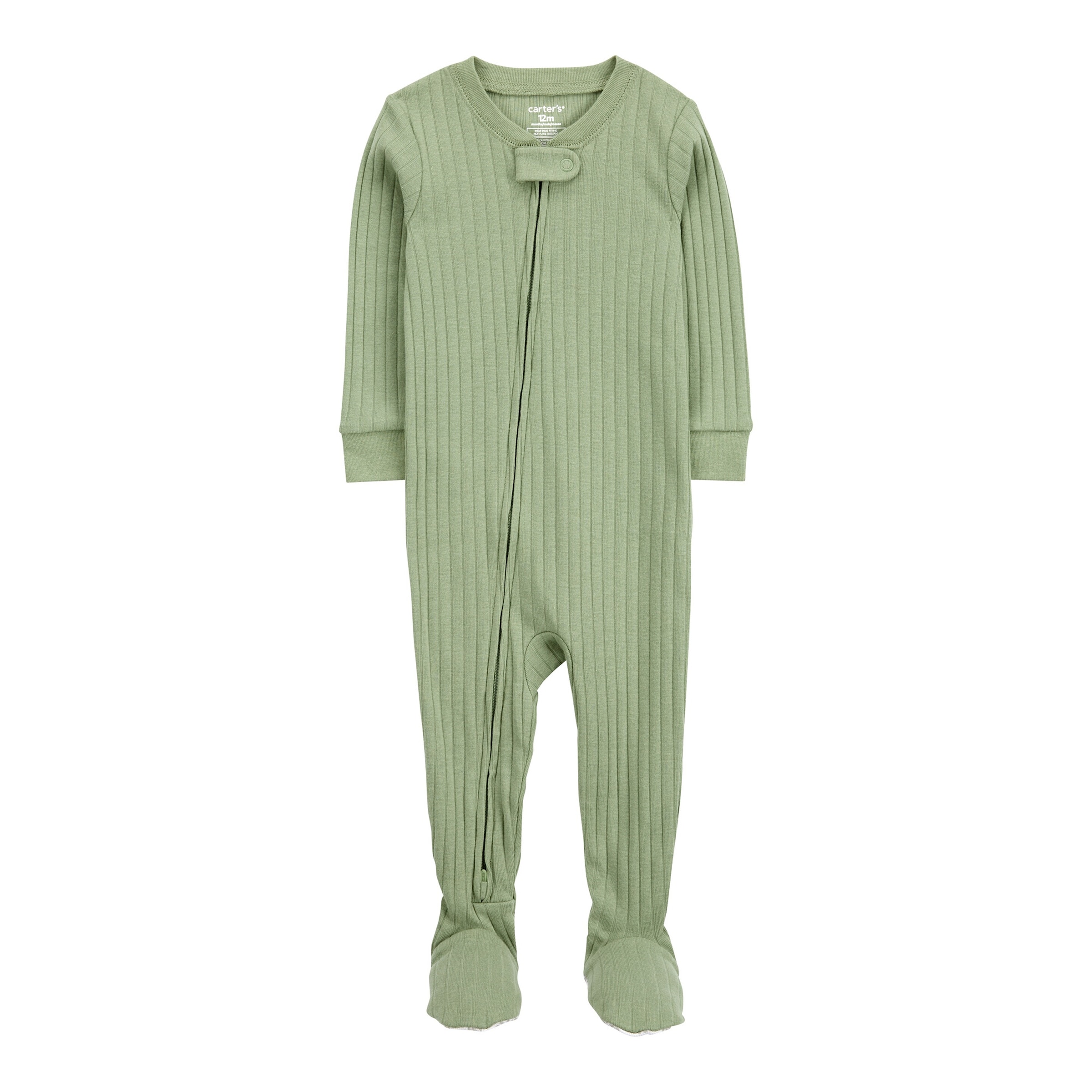 Overall mit Fuß Rippqualität