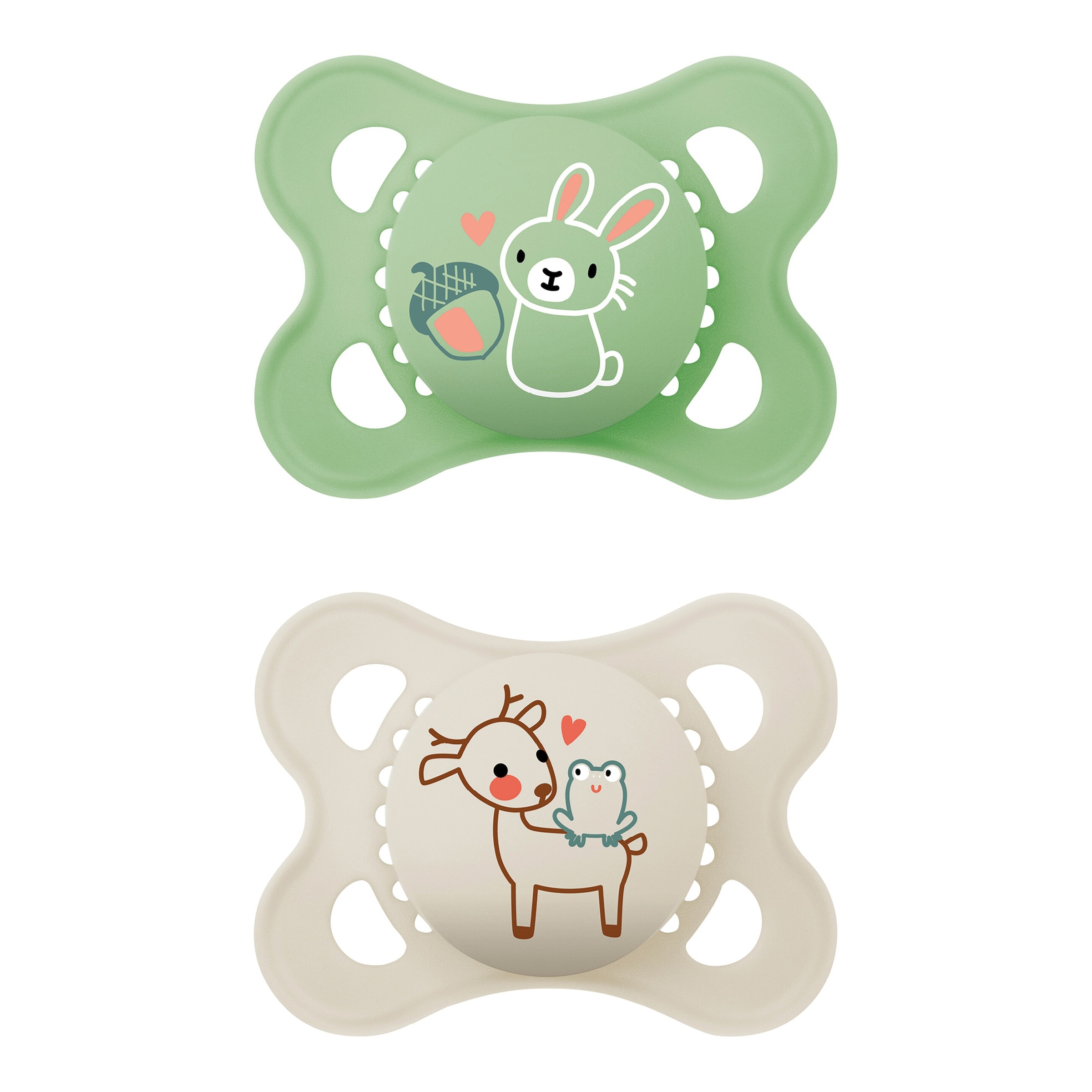 2er-Pack Schnuller Original Latex, 0-6M