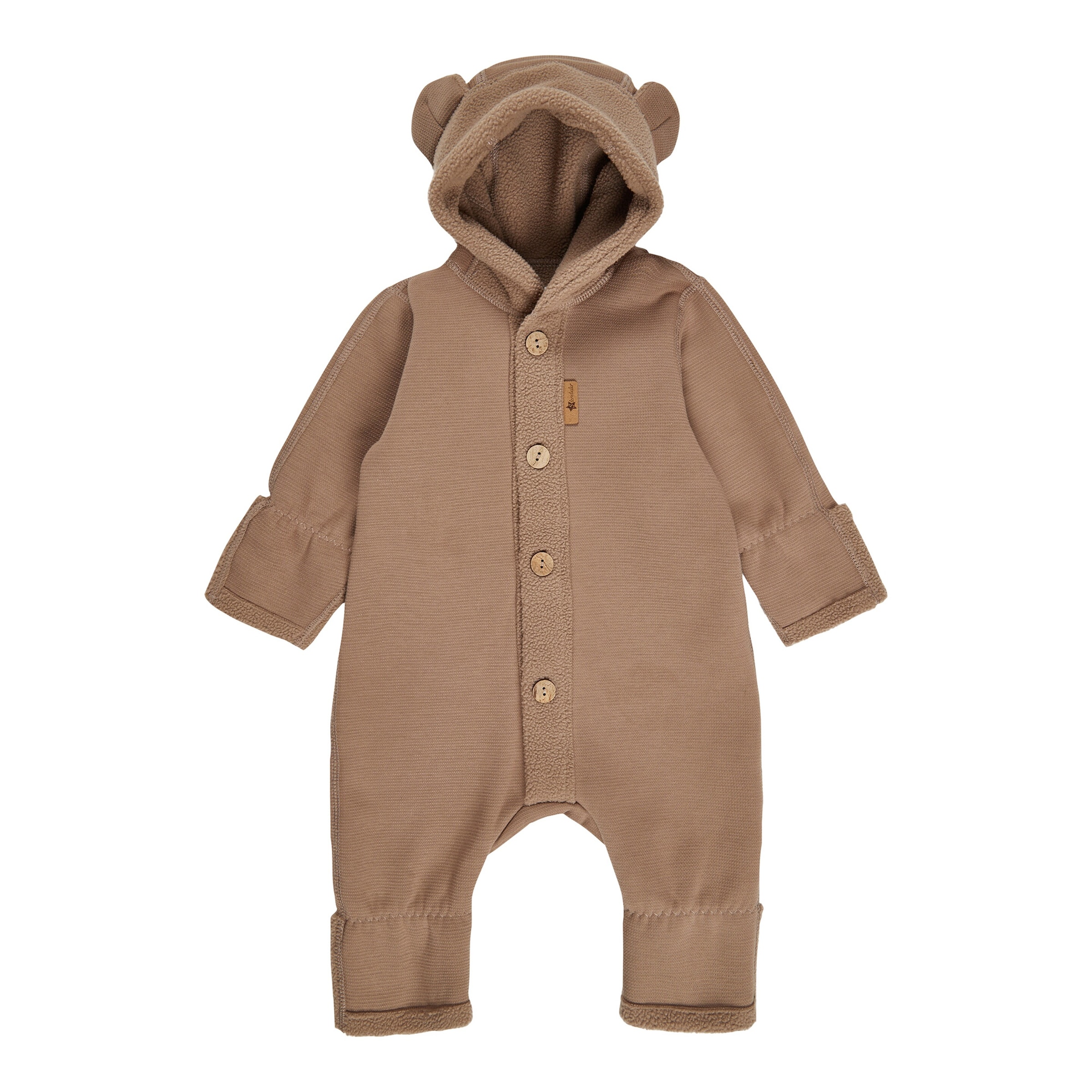 Overall mit Ohren Plüschfutter