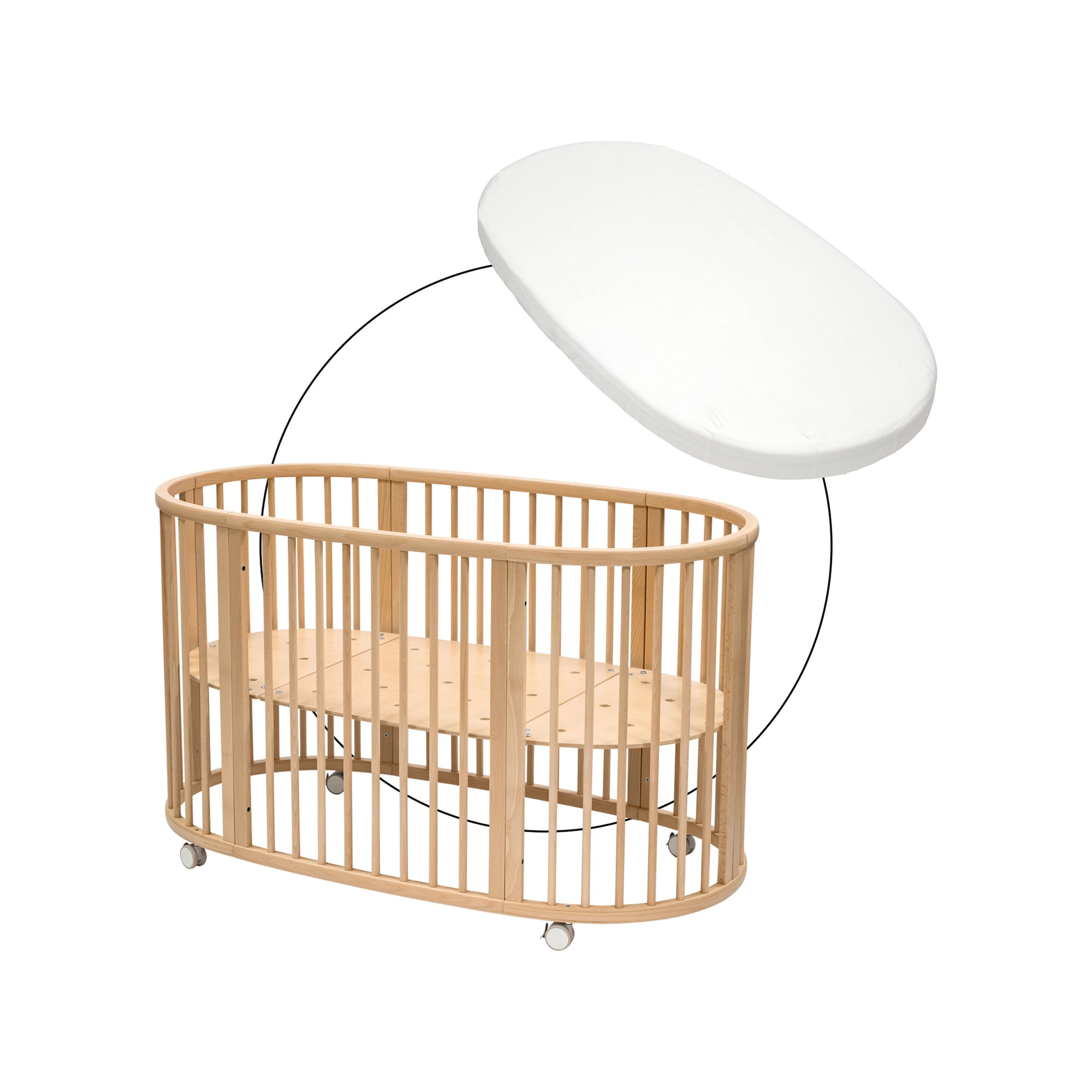 Bundle Sleepi inkl. Matratze und Spannbetttuch