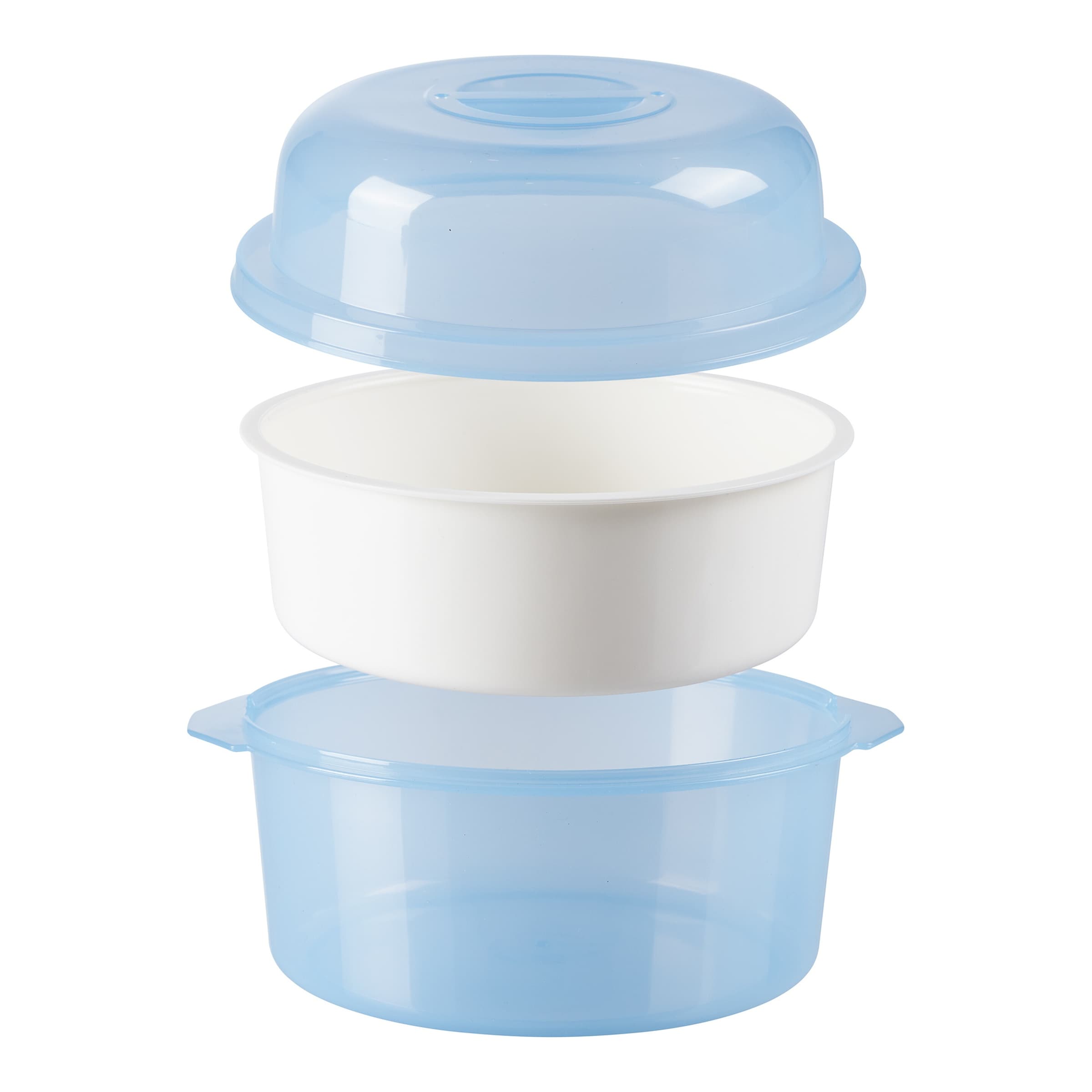 genialoMikrowellen-Kartoffelgarer 'Maxi', 3-teilig, blau