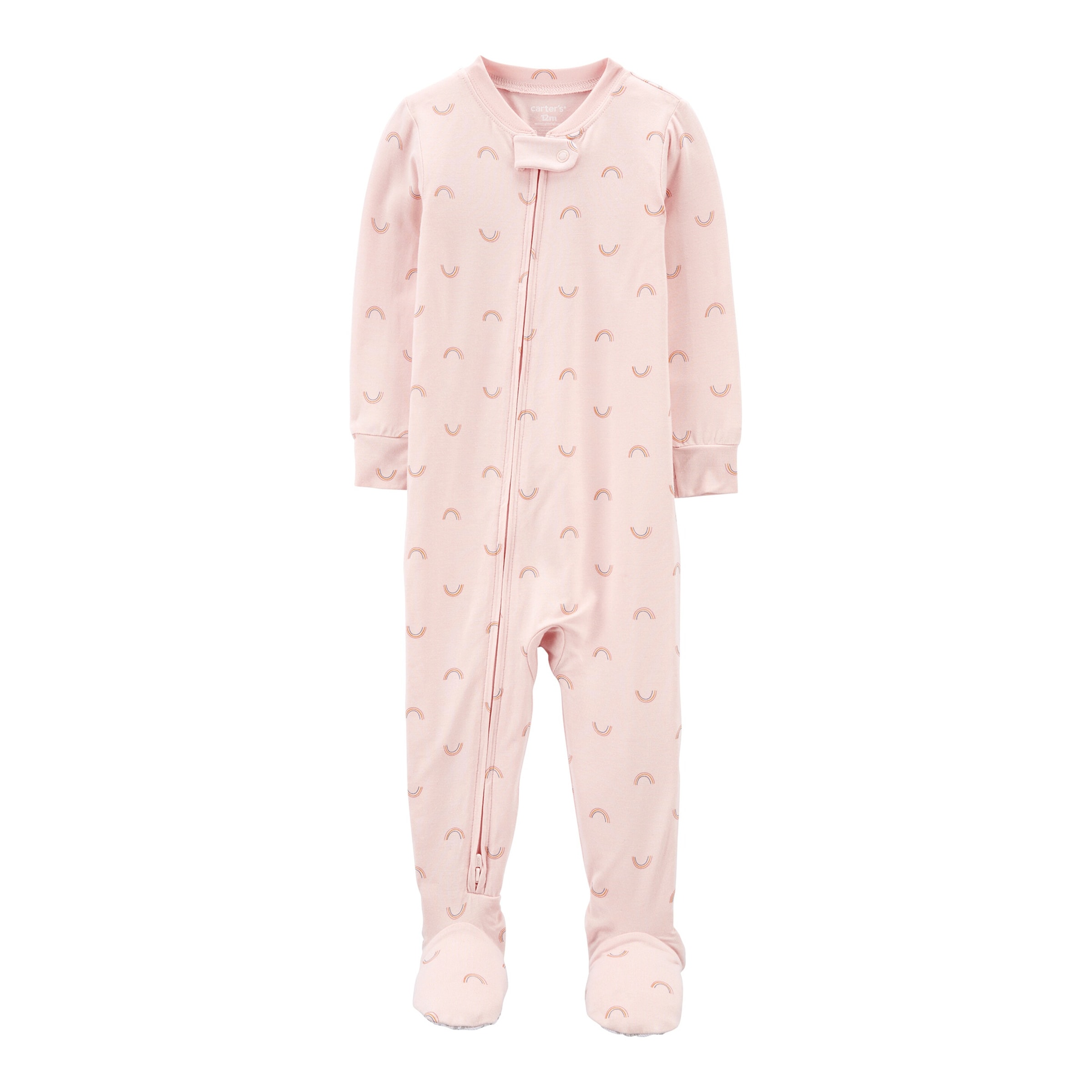 Overall mit Fuß Regenbogen