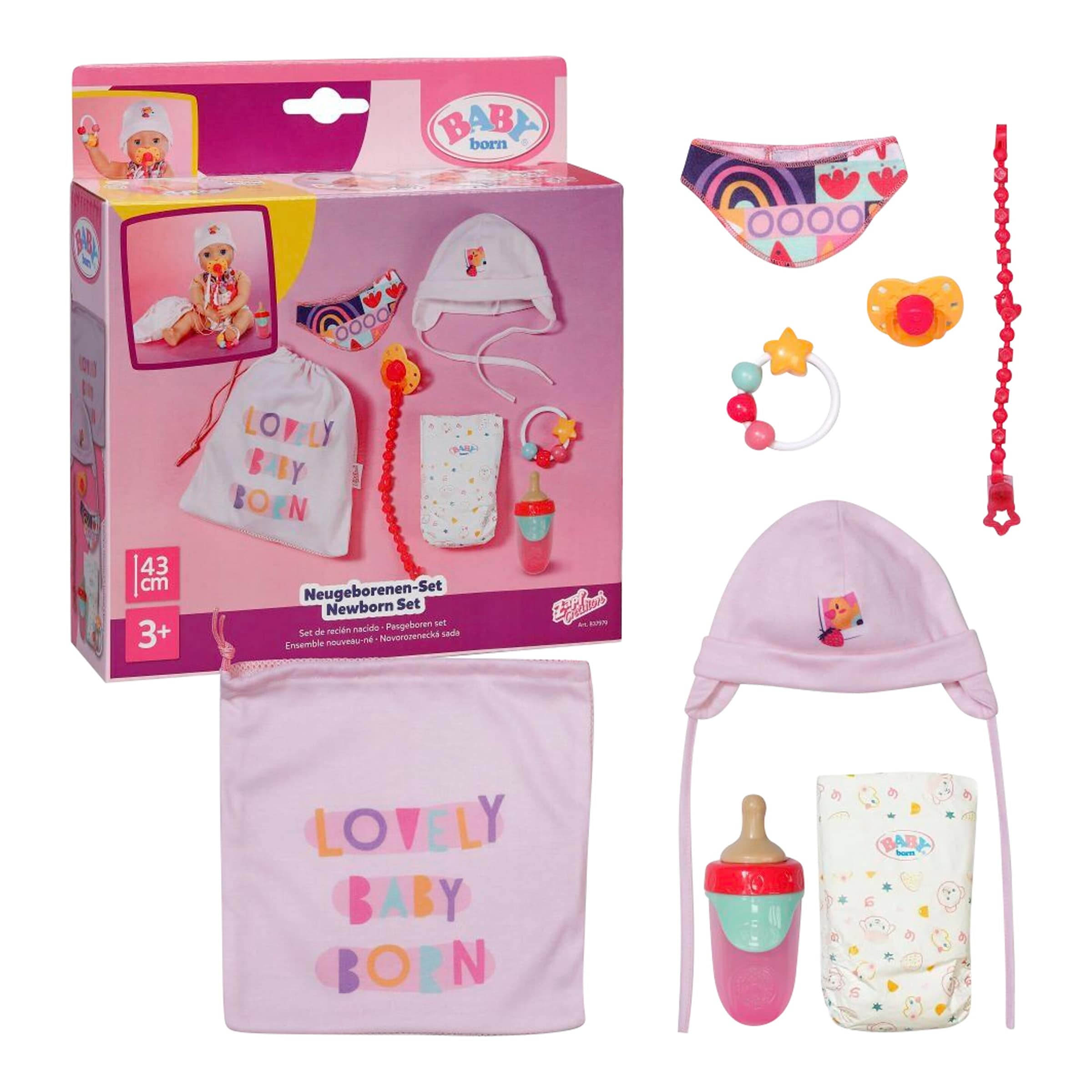 Puppen Neugeborenenset 43 cm