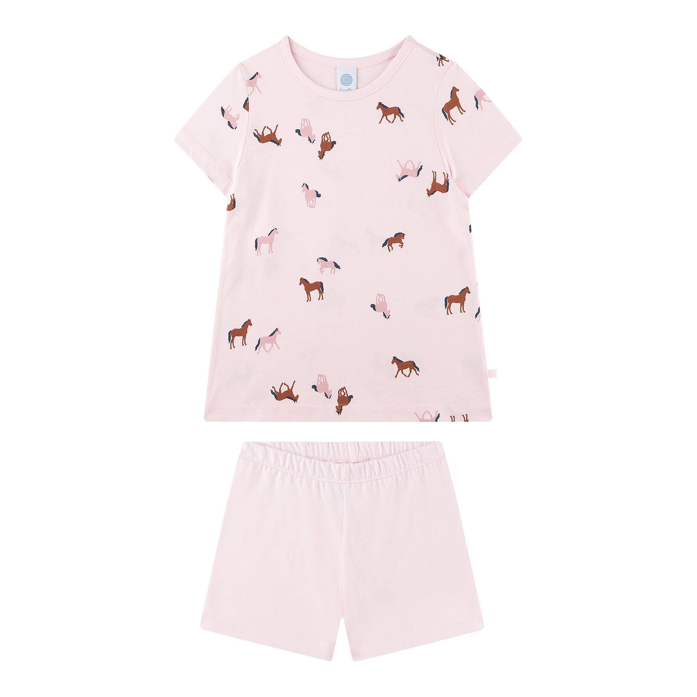 Schlafanzug kurz Pferde