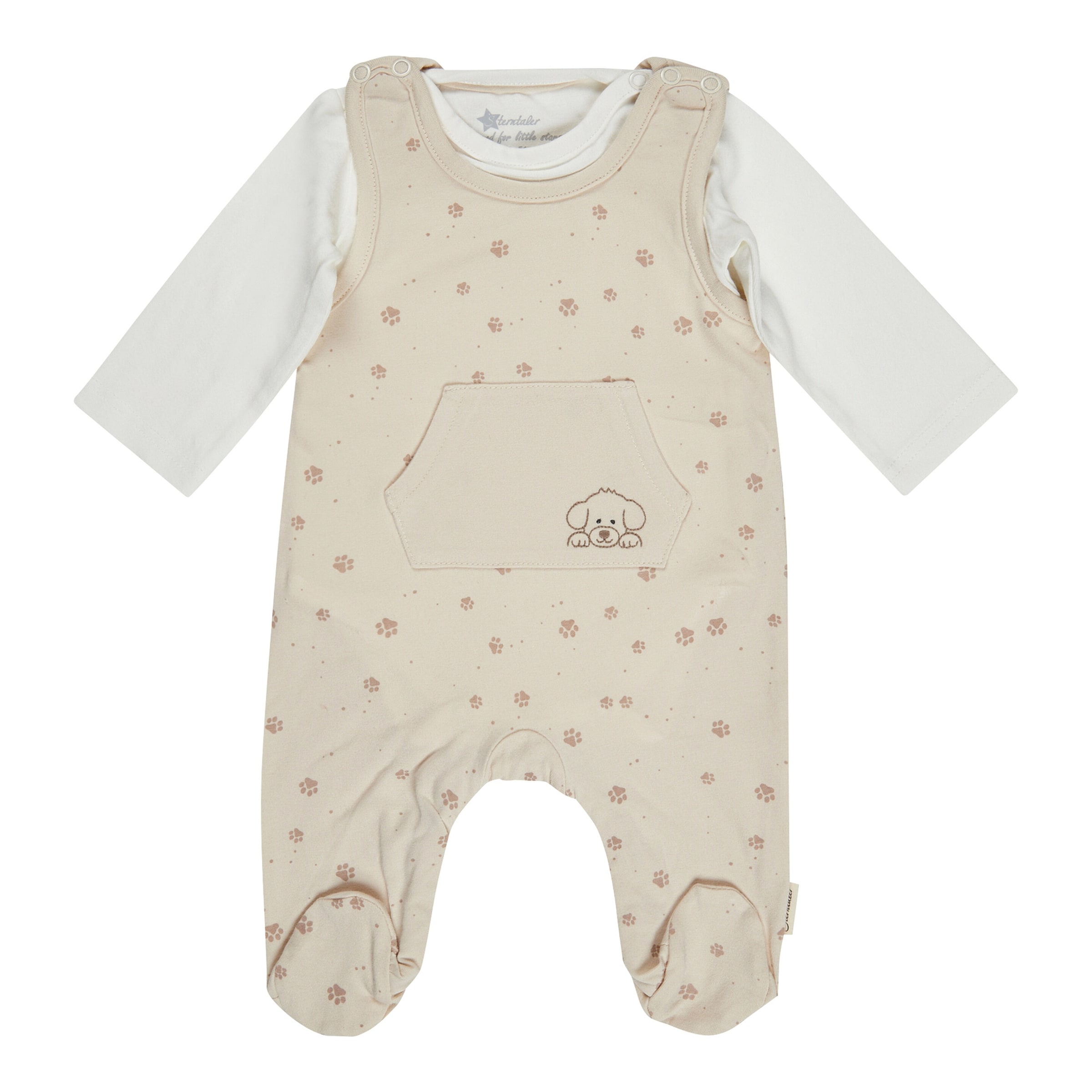 Strampler-Set Pfoten