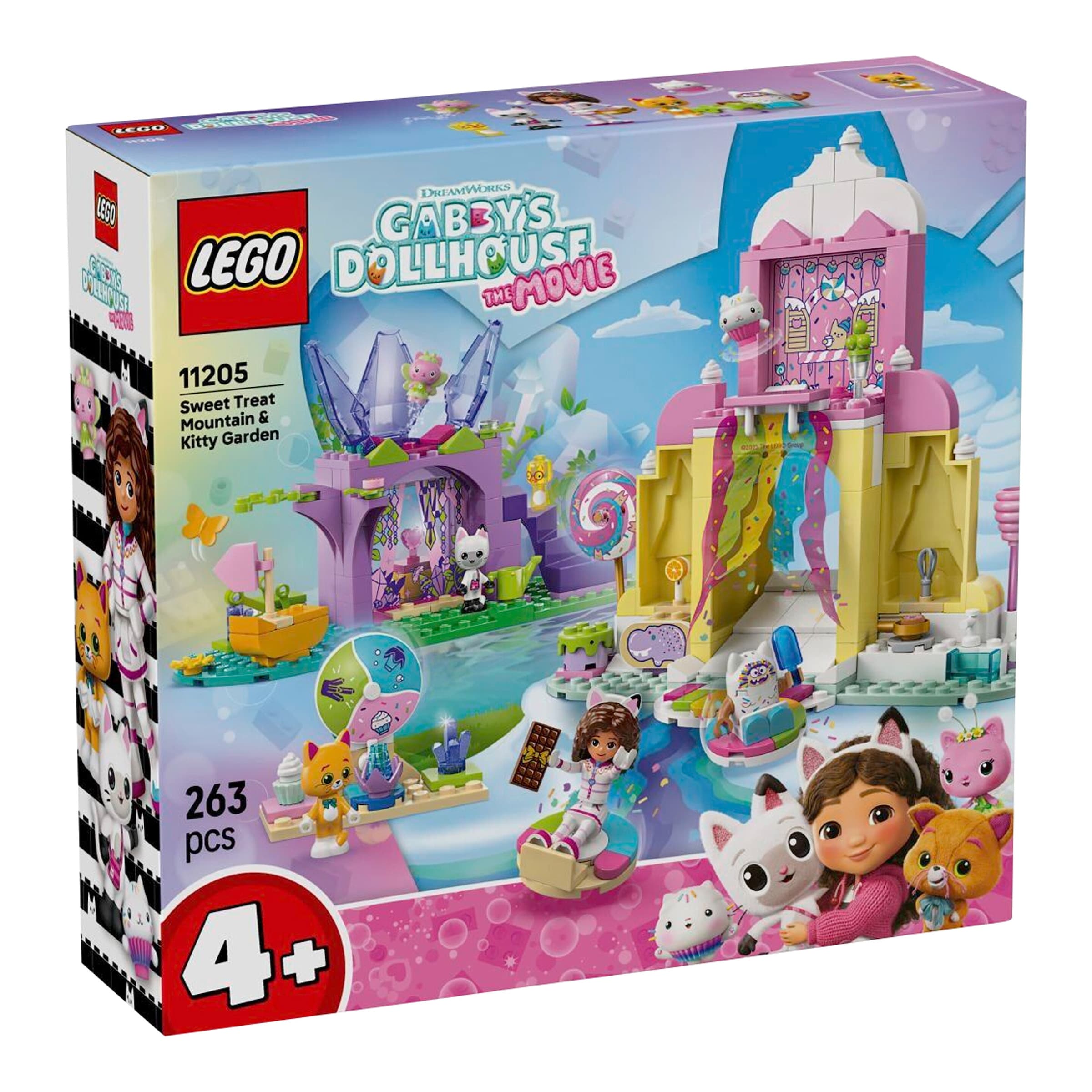 11205 Gabby´s Dollhouse Zuckerguss-Gebirge und Kätzchen-Garten