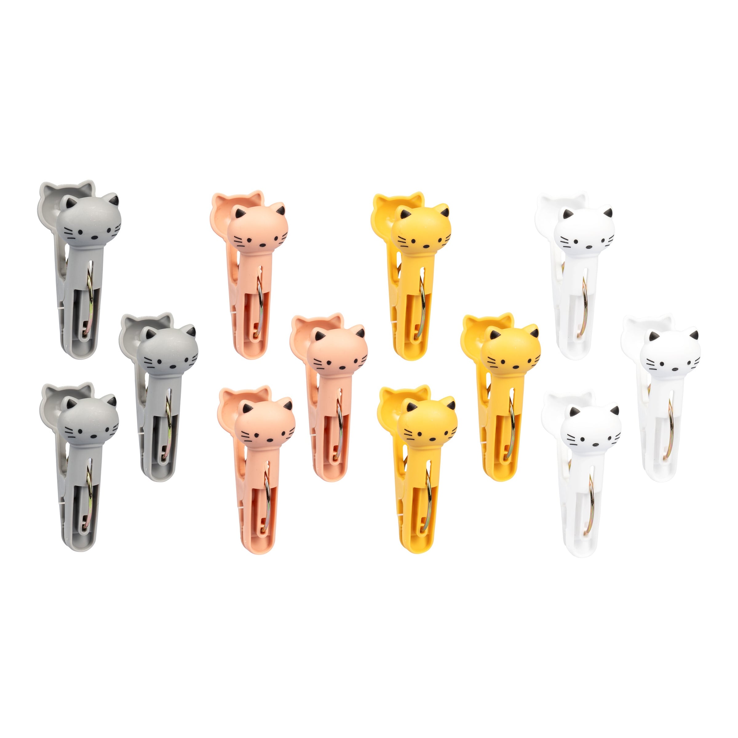 genialoVerschlussclips „Katzen“, 12 Stück