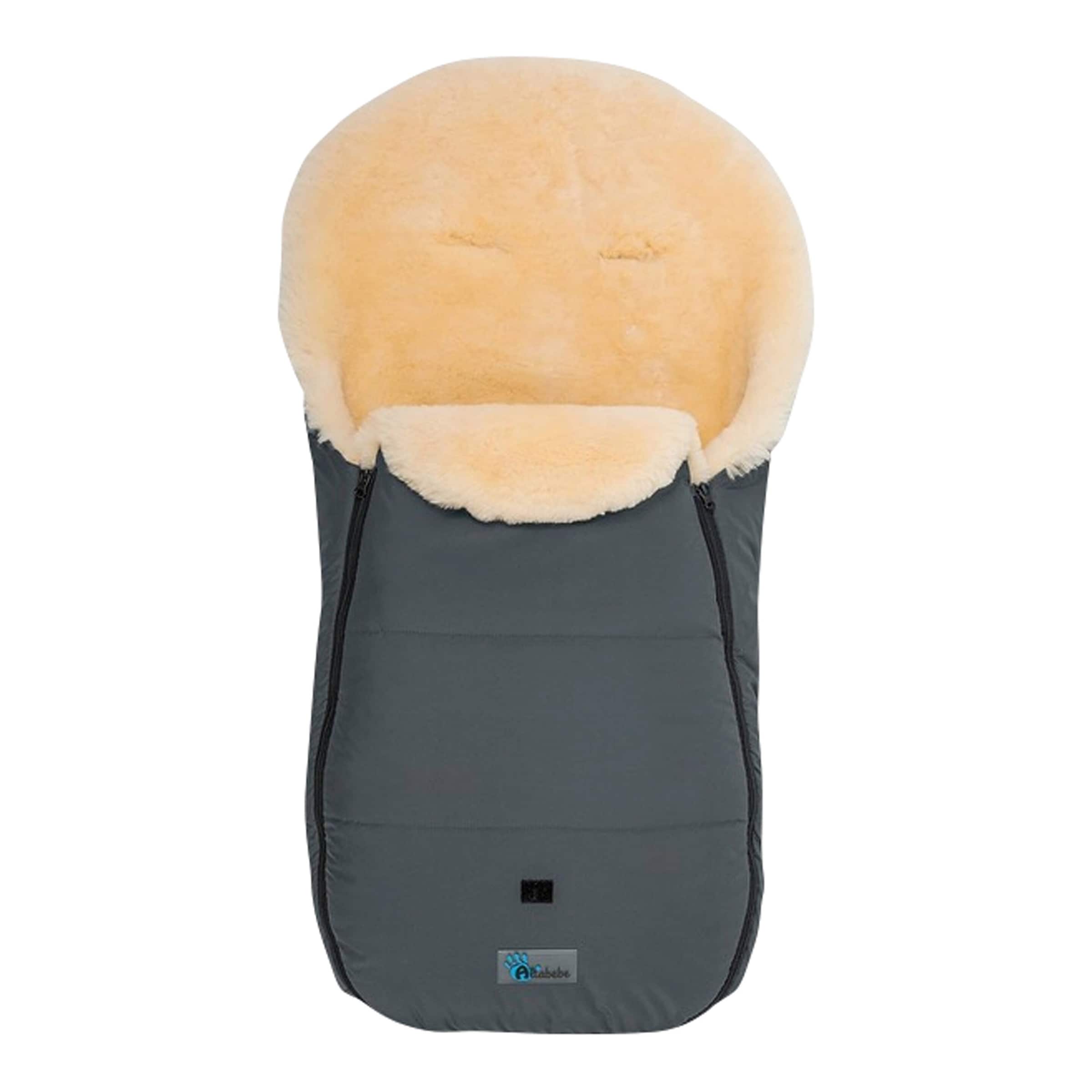 Lammfellfußsack Nordkap für Kinderwagen