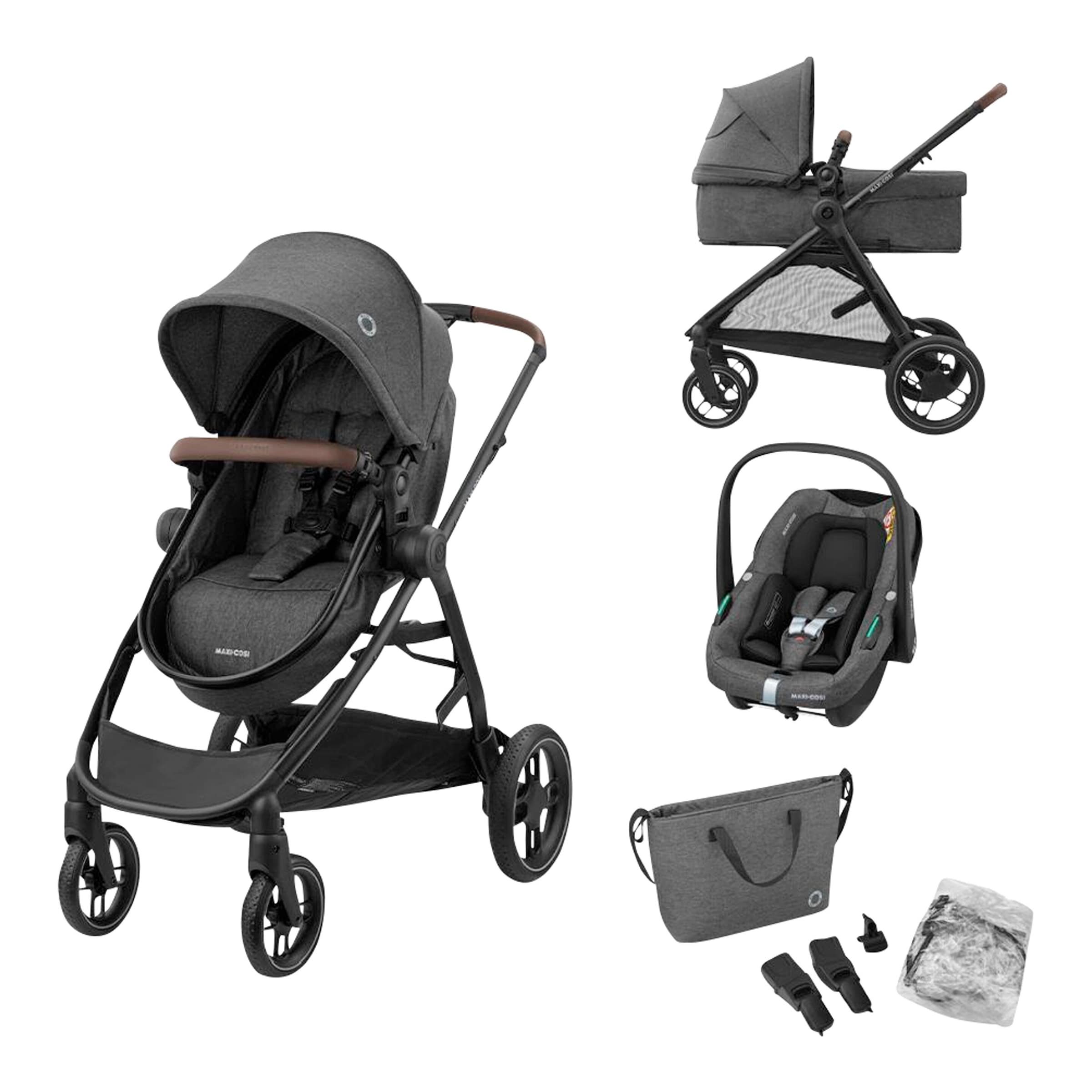 Kombikinderwagen Zelia S Trio-Set inkl. Babyschale CabrioFix