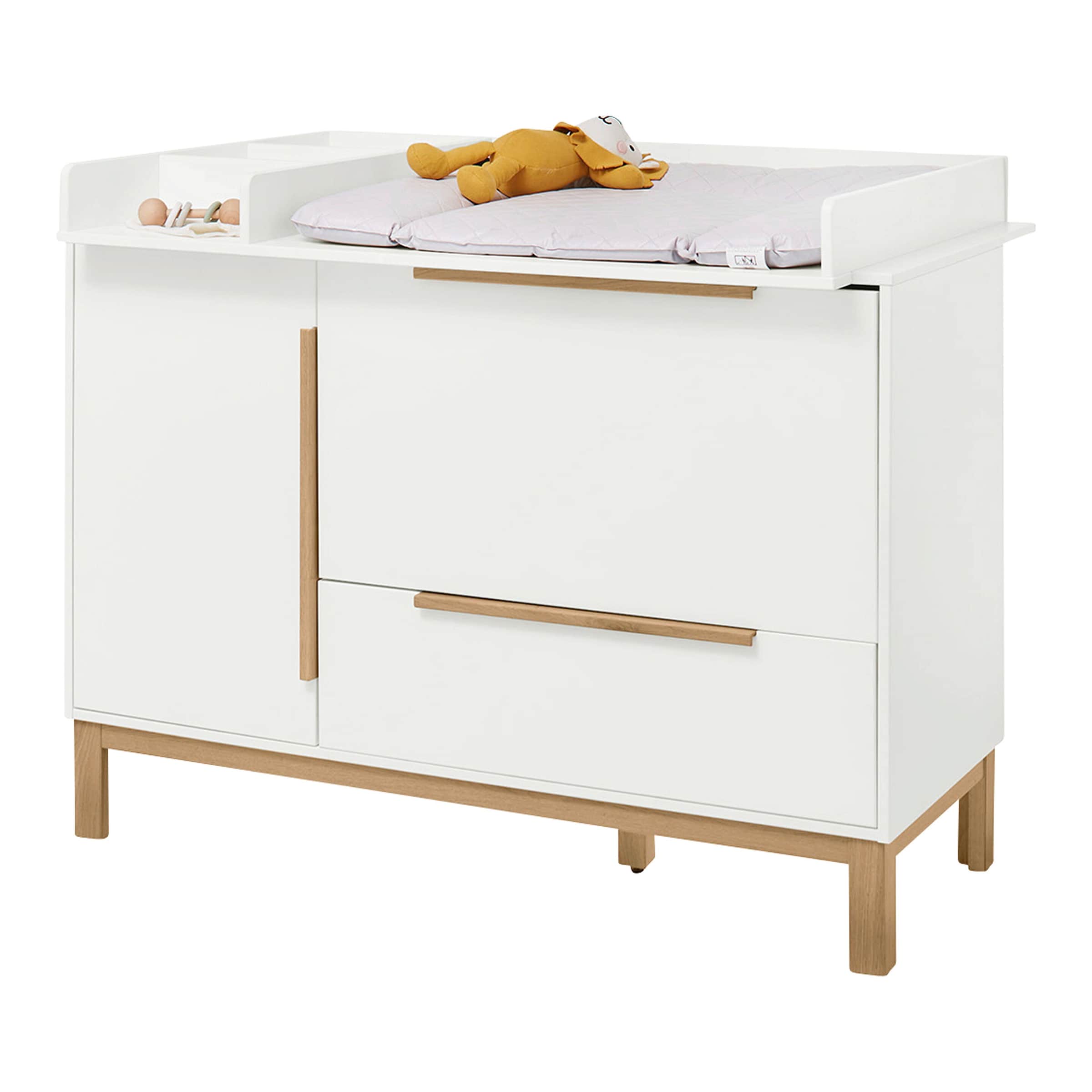 Wickelkommode Juna mit Windeleimerauszug