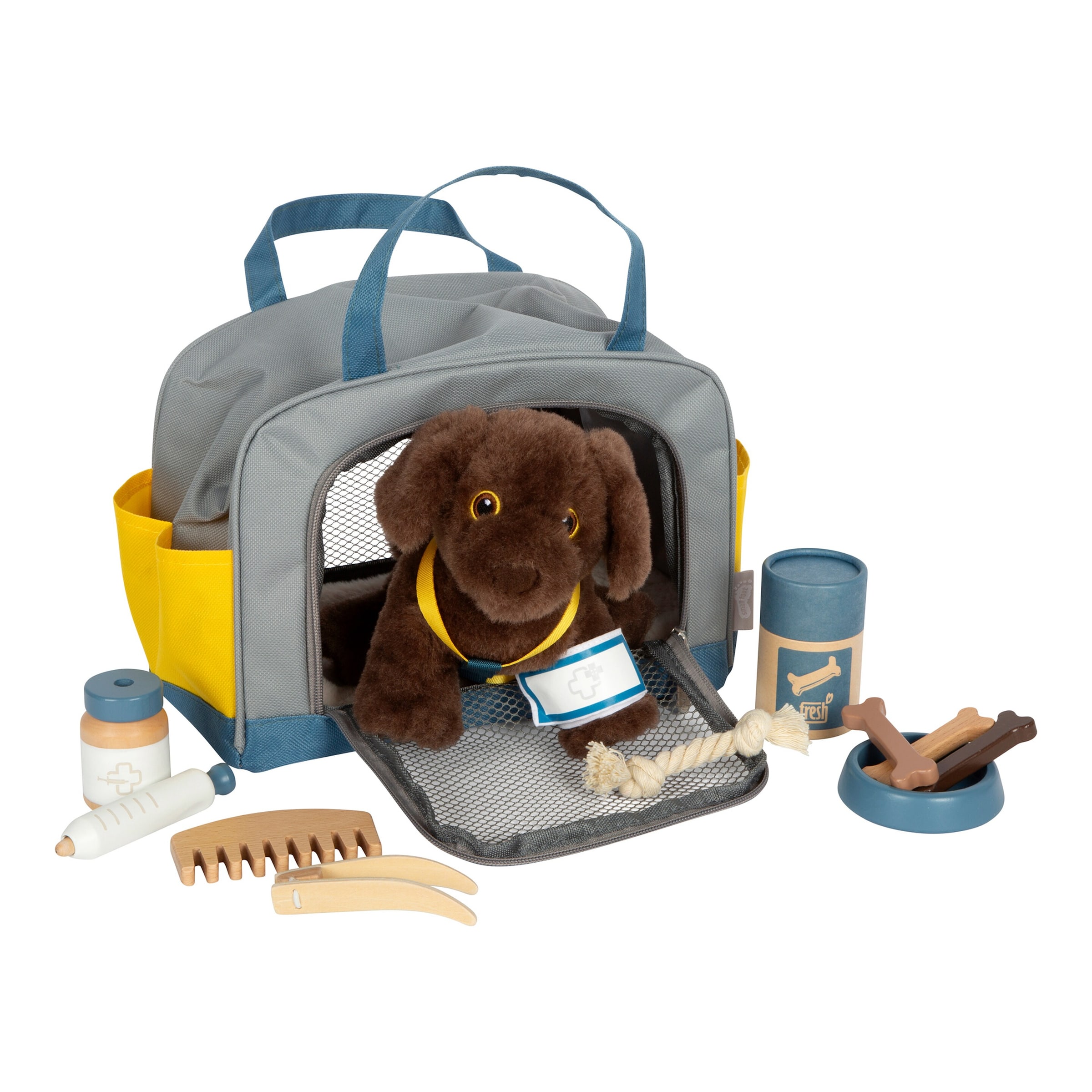 Kuscheltier Haustier Set Hund