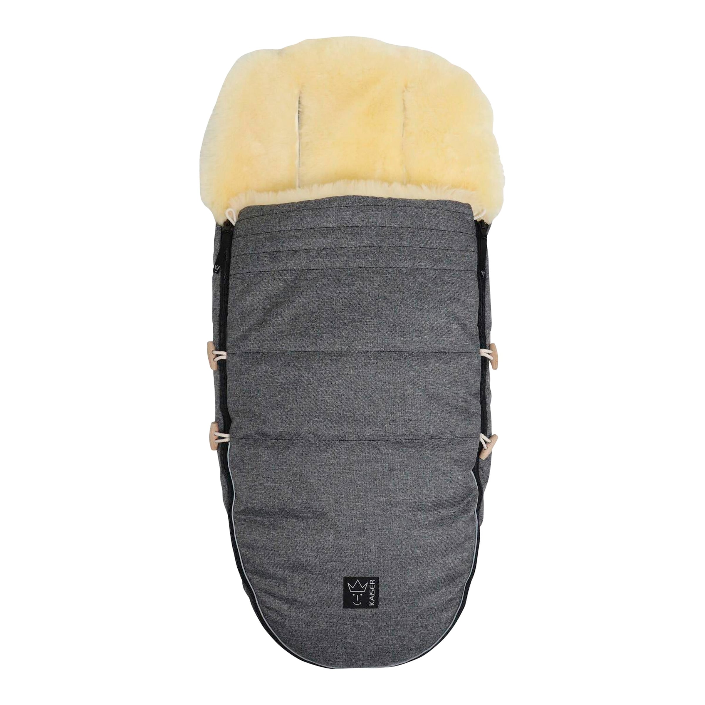 Lammfell-Fußsack LOVE THE NATURE