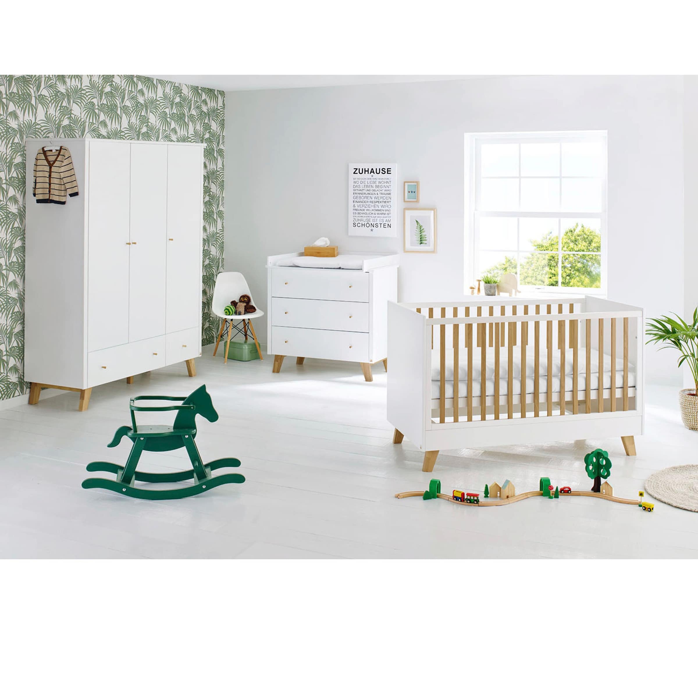 3-tlg. Babyzimmer Pan breit groß