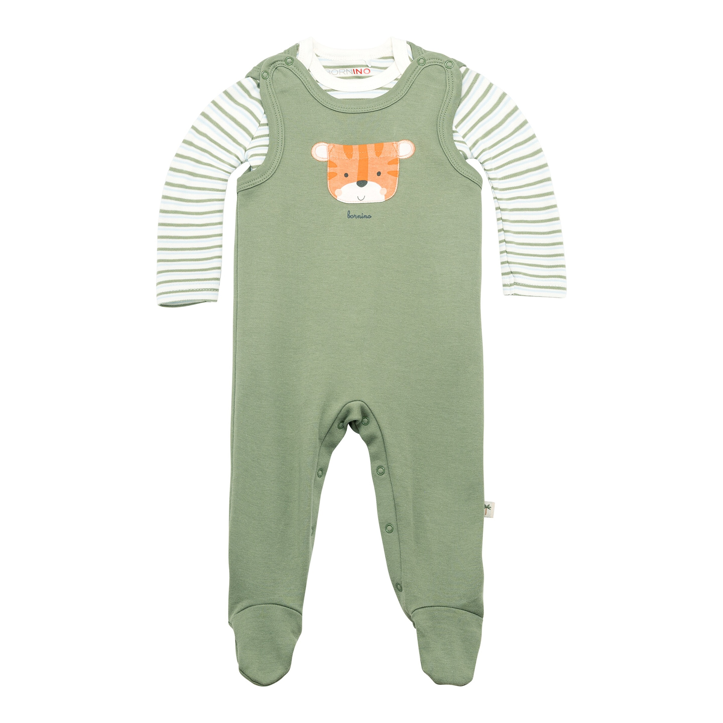 Strampler-Set 2-tlg. mit Body Ringel Tiger