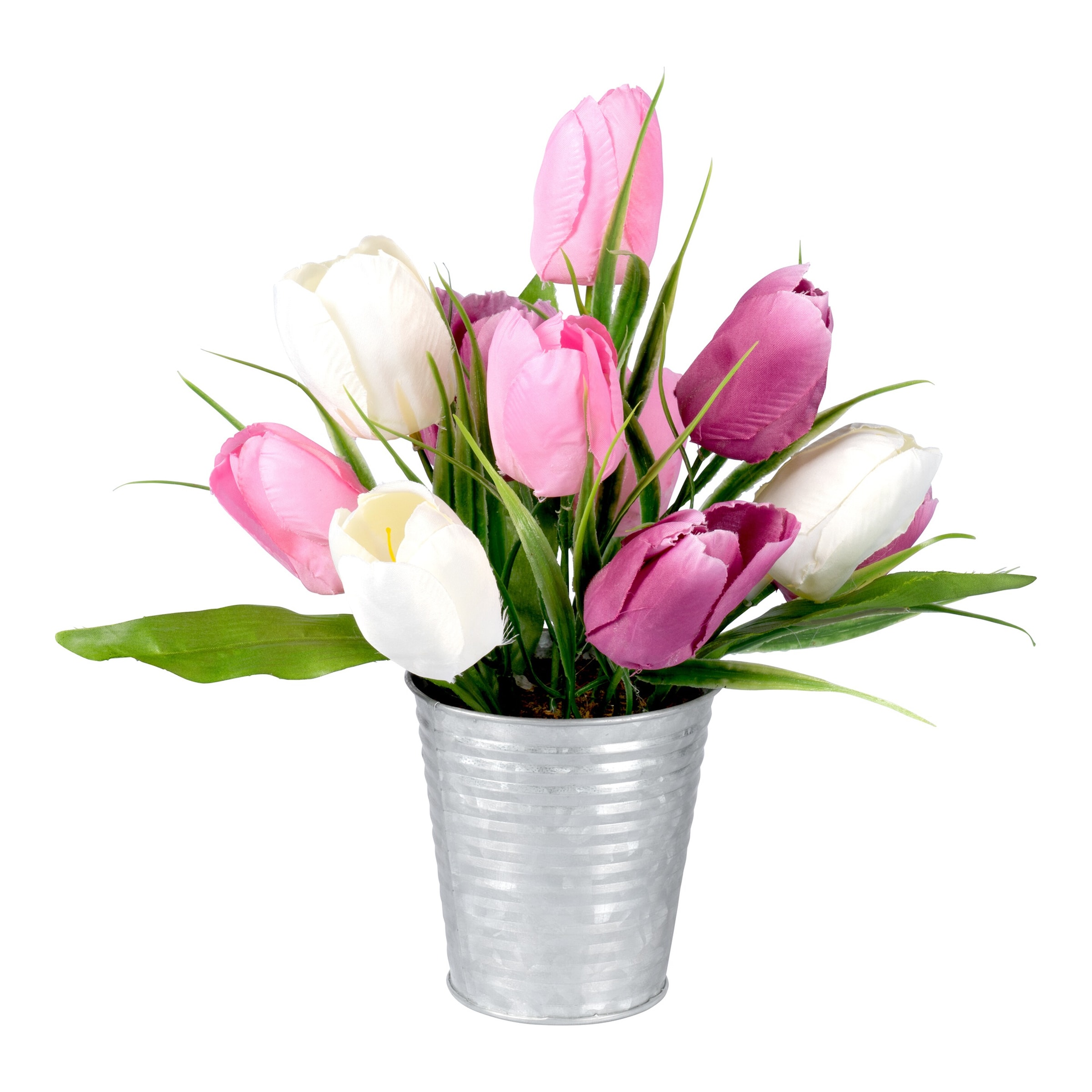 Kunstblume 'Tulpen im Topf'