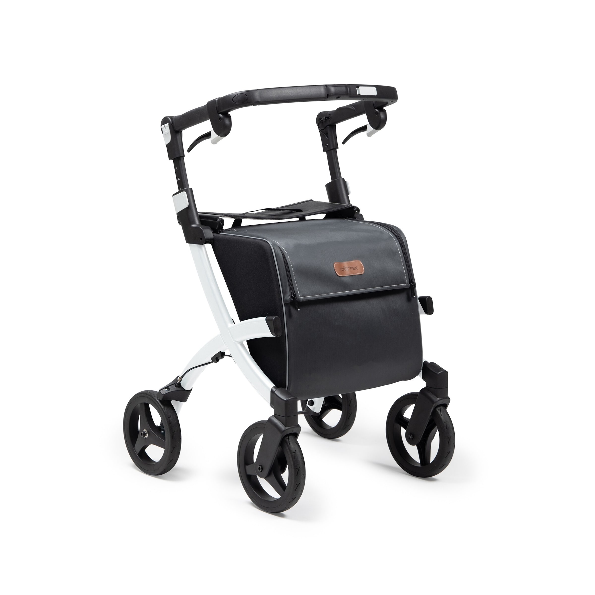 Einkaufsrollator Rollz Flex mit Sitz und Tasche, faltbar