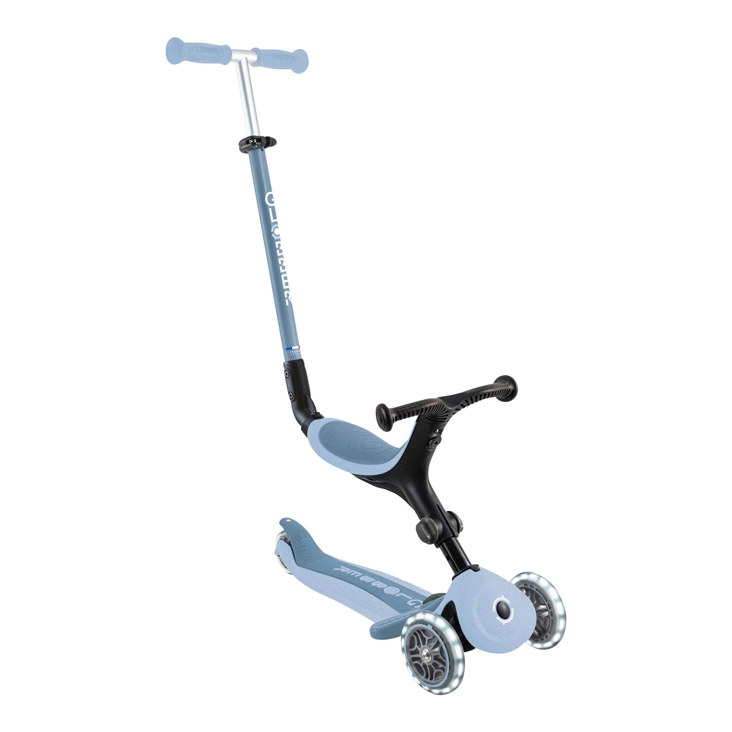 Scooter 3in1 Go-Up active ECO mit Leuchtrollen