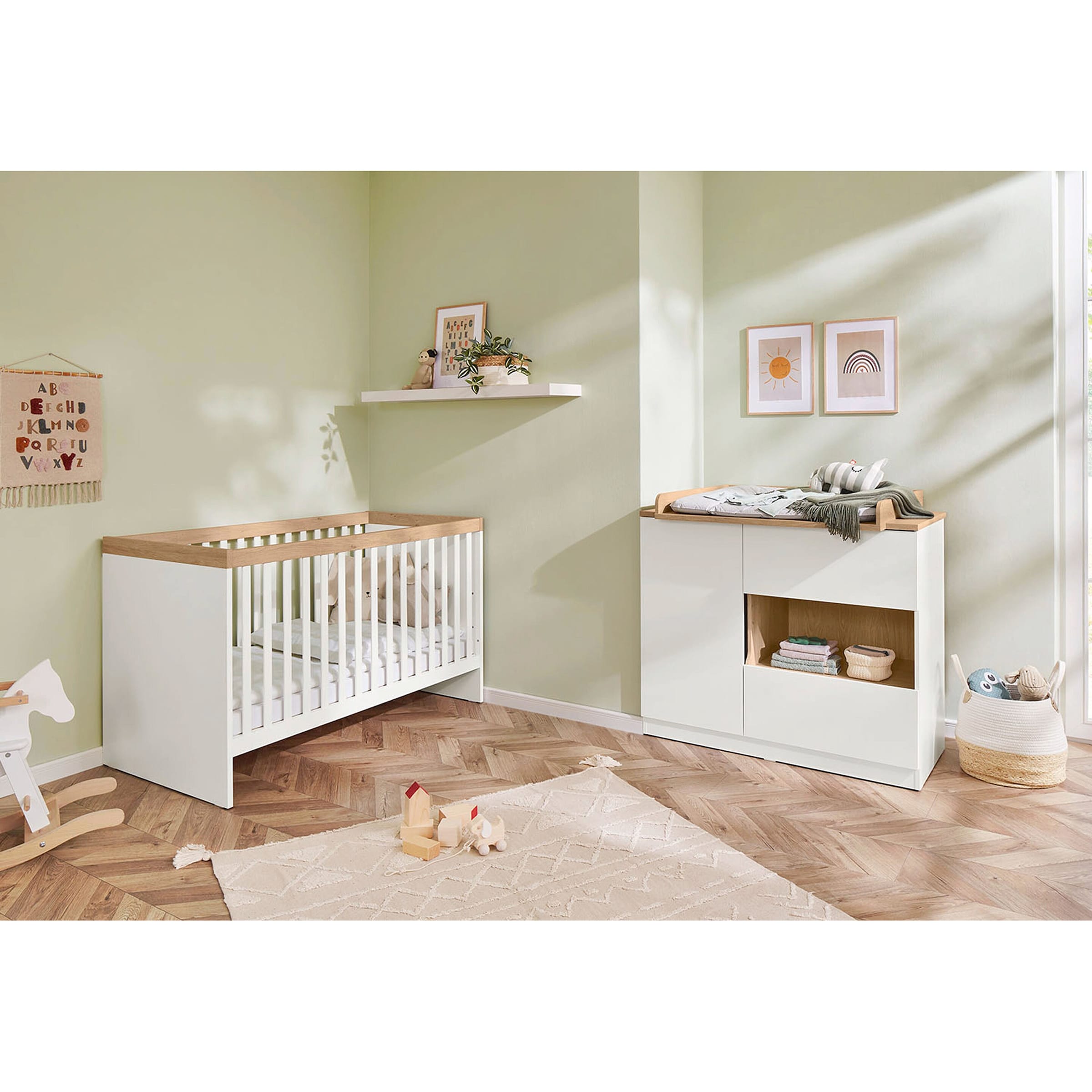 2-tlg. Babyzimmer-Set Linje breit
