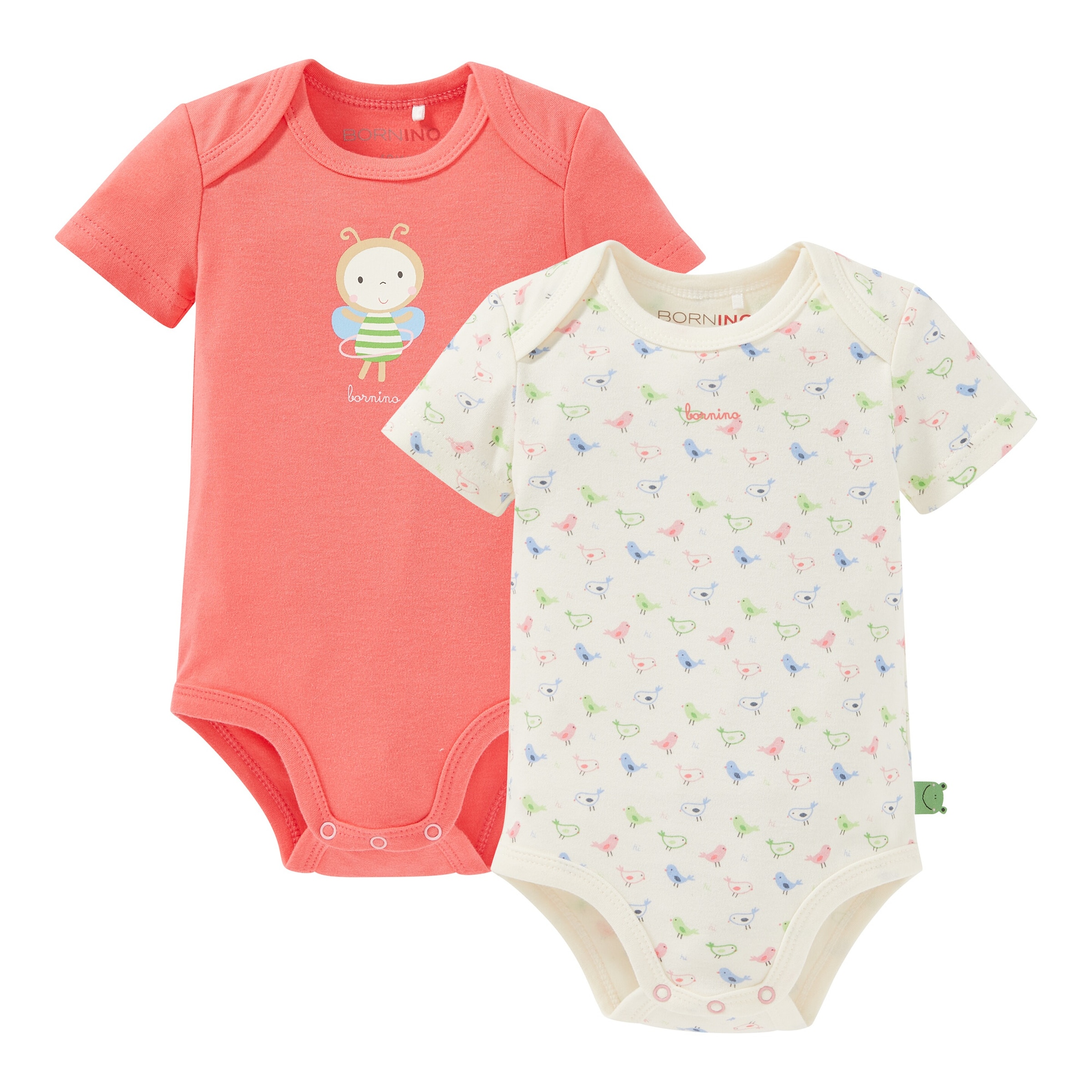 2er-Pack Bodys kurzarm